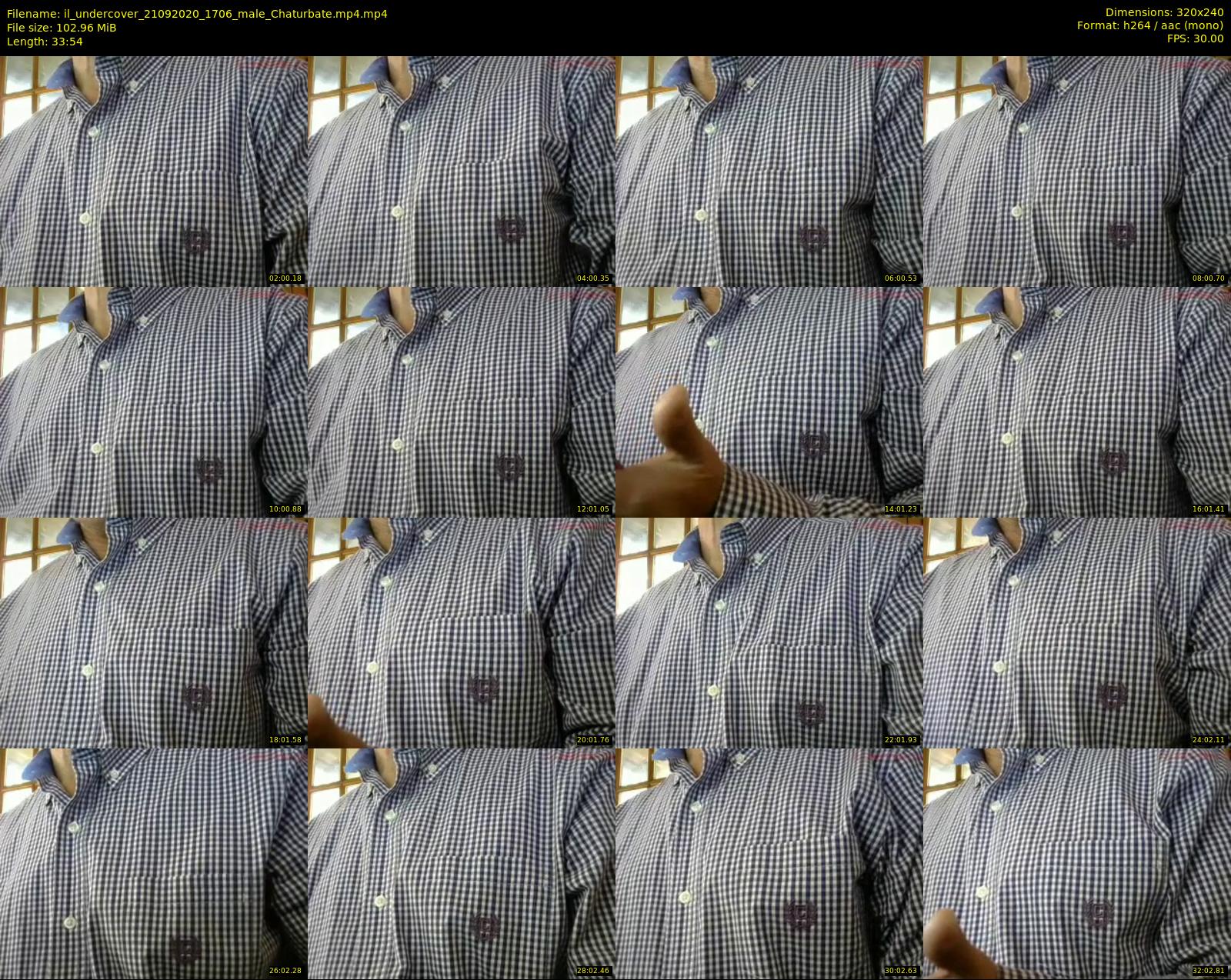 il_undercover — 34 minute Chaturbate male cam show recording, SD, Sep 21, 2020