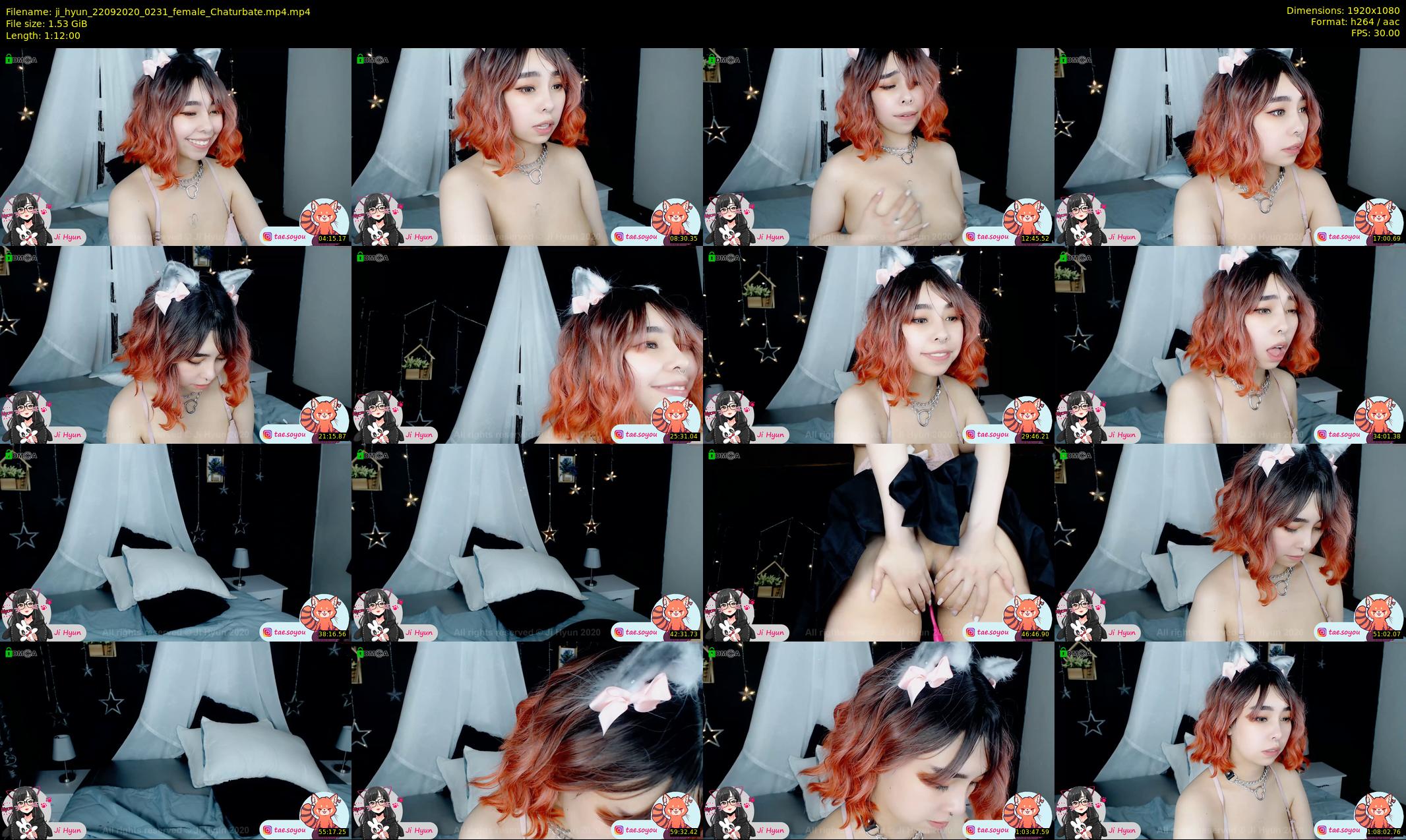 ji_hyun — 72 minute Chaturbate female cam show recording, 1080p, Sep 22, 2020