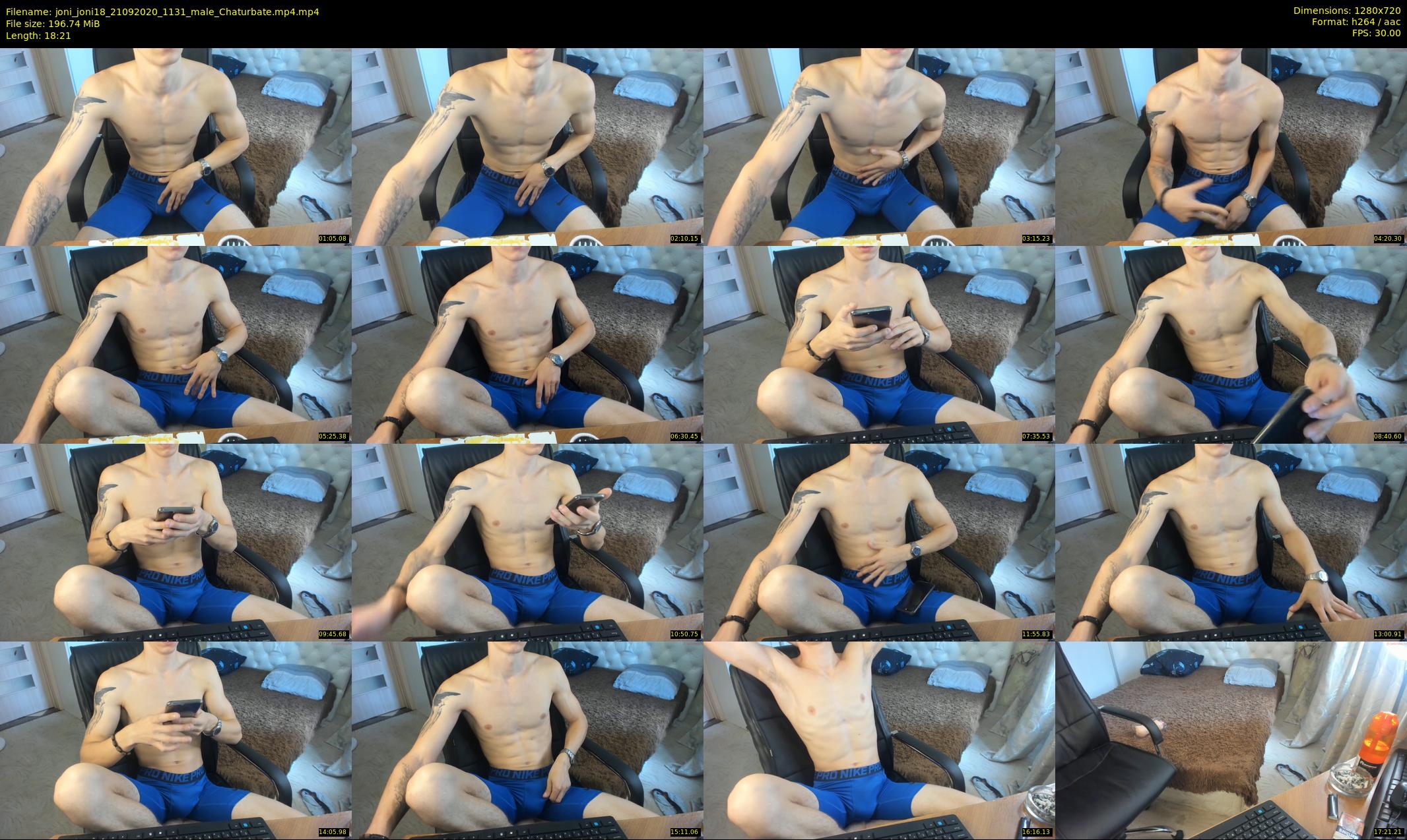 joni_joni18 — 19 minute Chaturbate male cam show recording, 720p, Sep 21, 2020