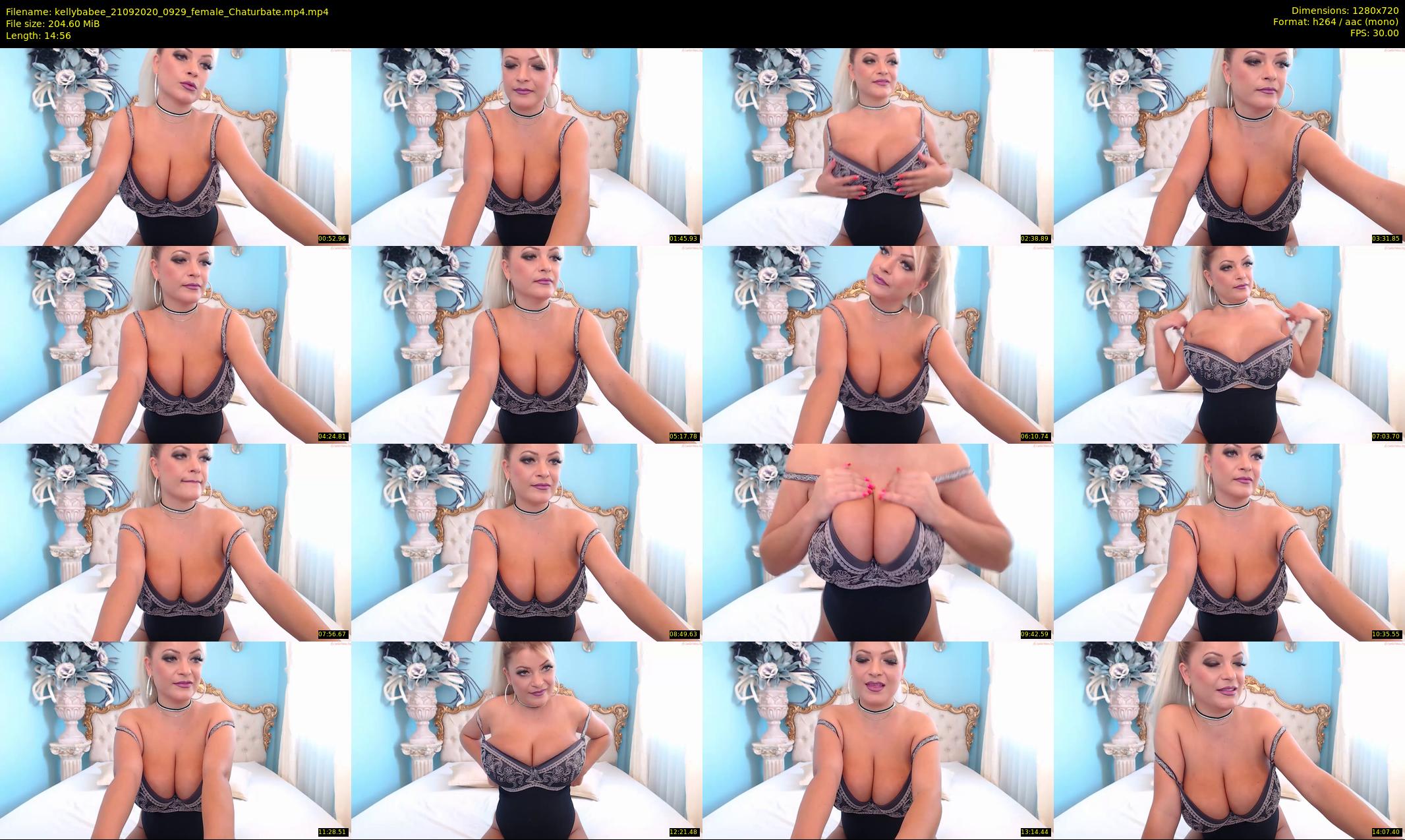 kellybabee — 15 minute Chaturbate female cam show recording, 720p, Sep 21, 2020