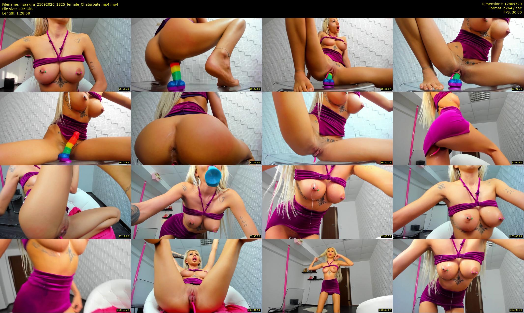 lisaakira — 89 minute Chaturbate female cam show recording, 720p, Sep 21, 2020