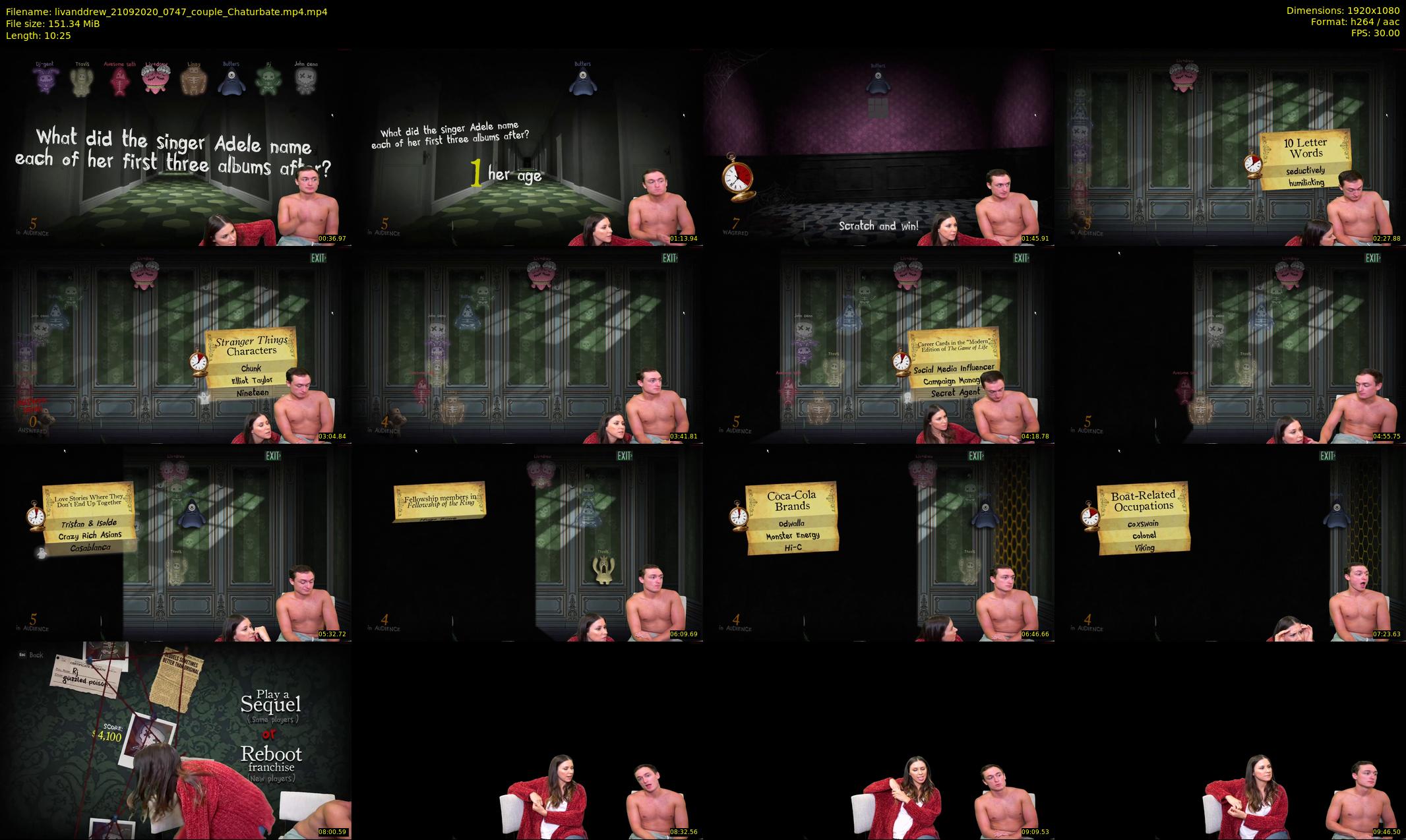 livanddrew — 11 minute Chaturbate couple cam show recording, 1080p, Sep 21, 2020