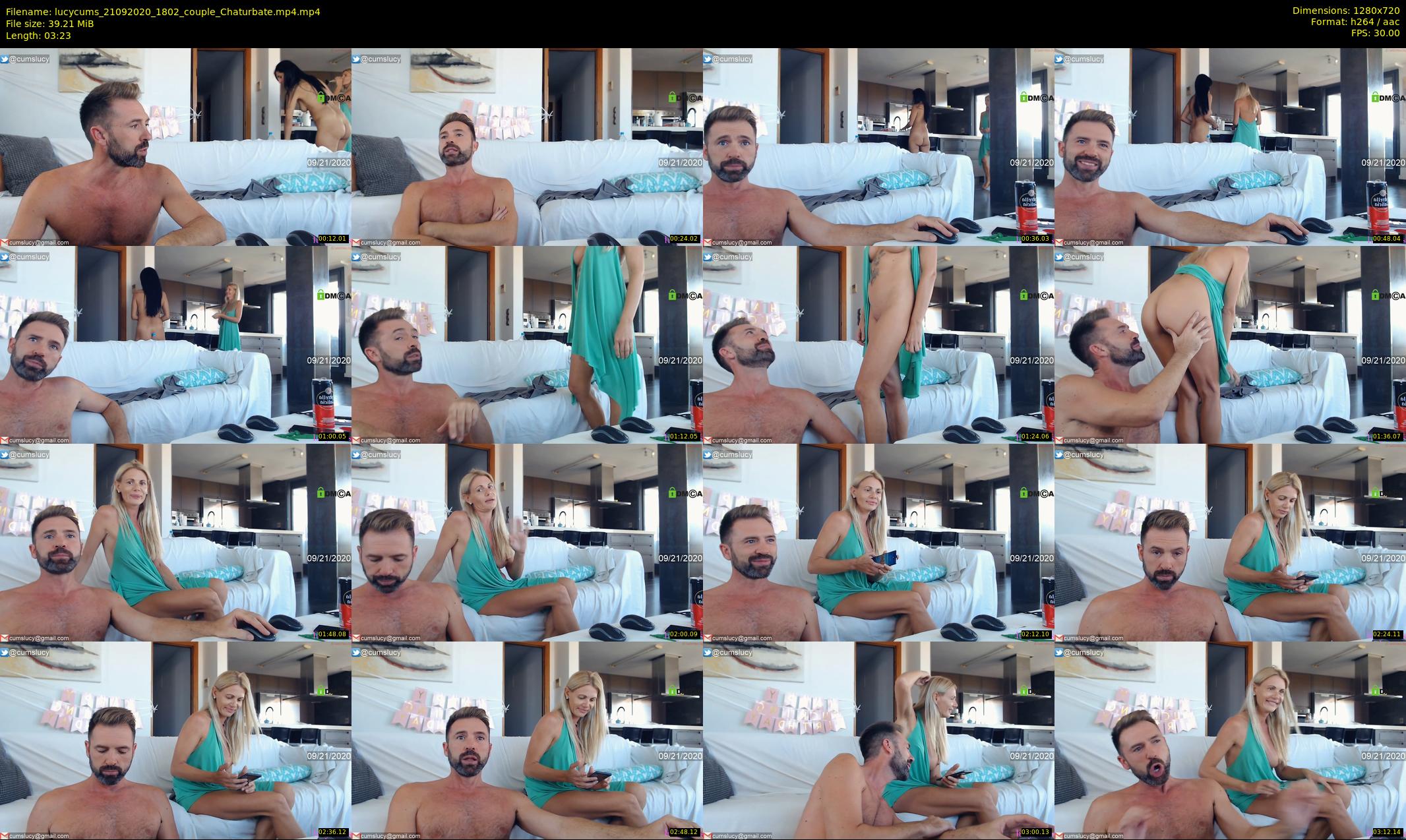 lucycums — 4 minute Chaturbate couple cam show recording, 720p, Sep 21, 2020