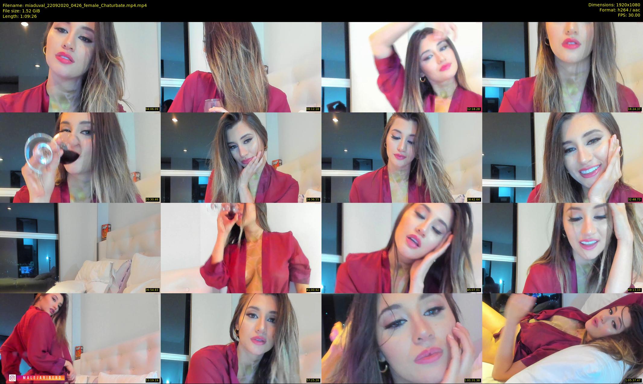 miaduval — 70 minute Chaturbate female cam show recording, 1080p, Sep 22, 2020