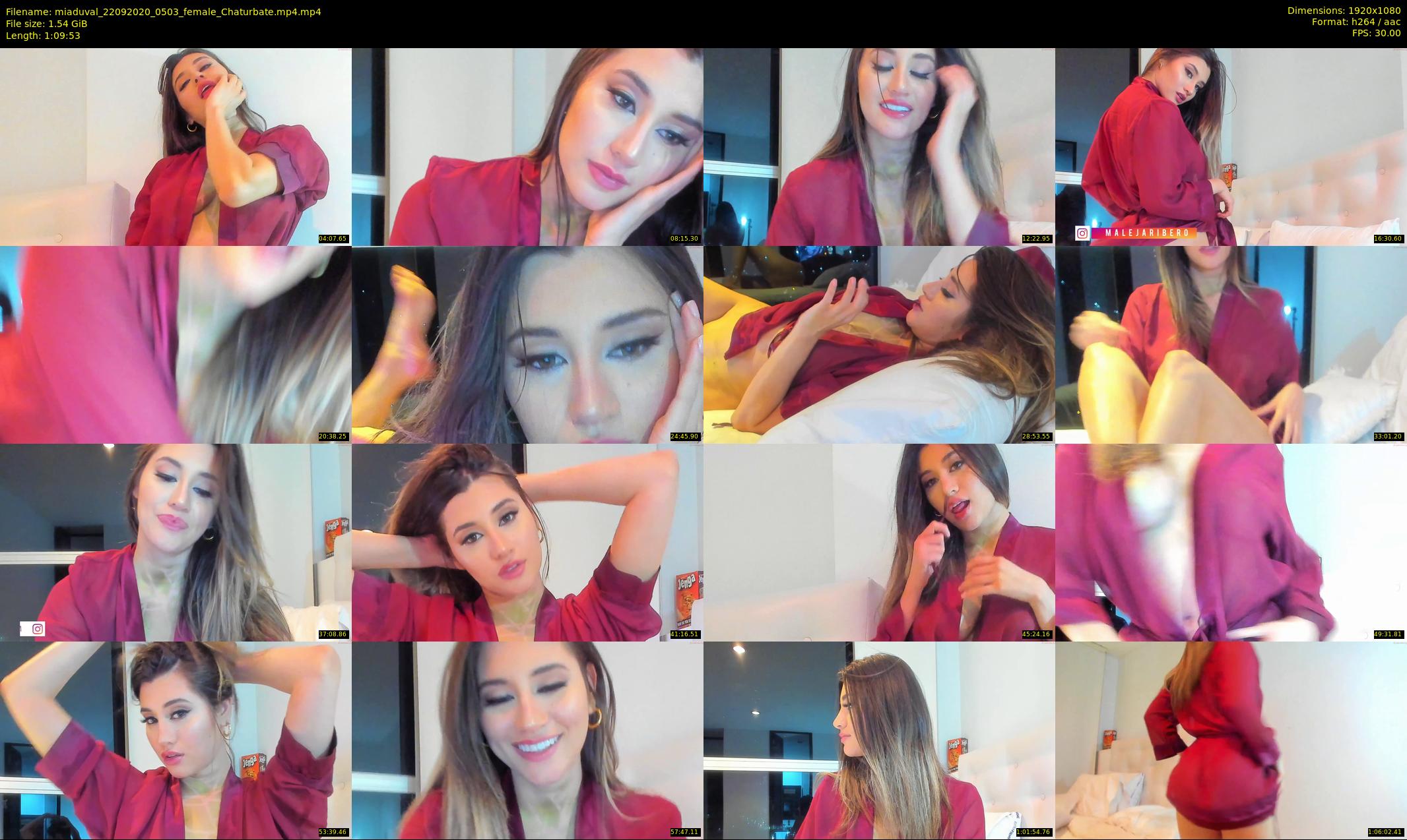miaduval — 70 minute Chaturbate female cam show recording, 1080p, Sep 22, 2020