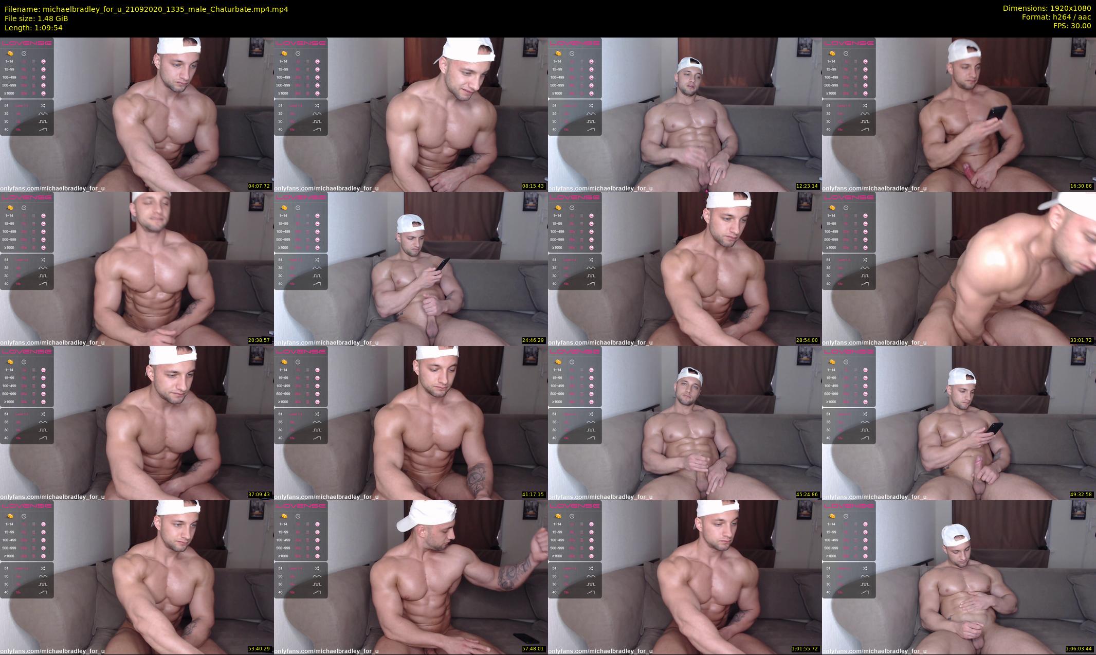 michaelbradley_for_u — 70 minute Chaturbate male cam show recording, 1080p, Sep 21, 2020