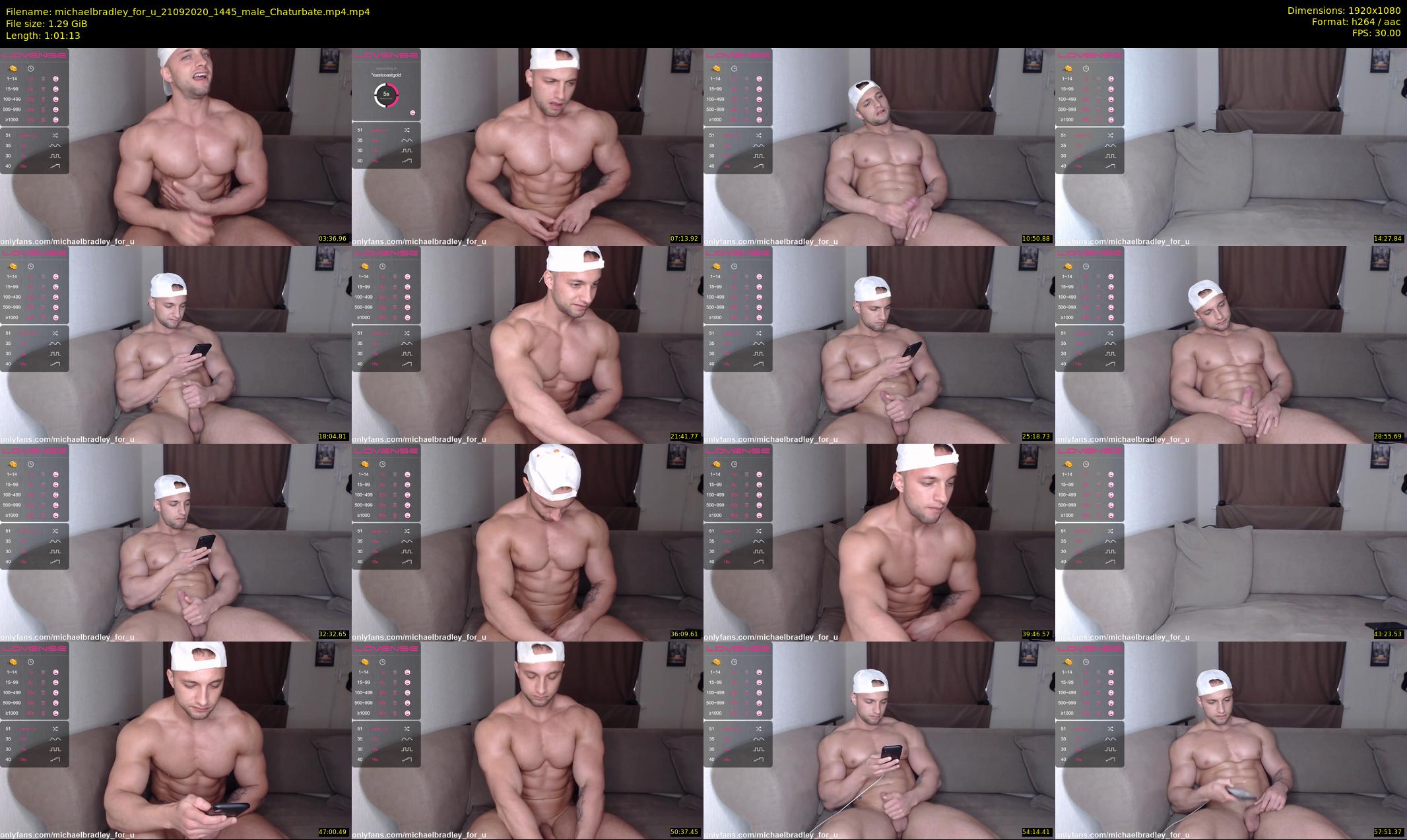 michaelbradley_for_u — 62 minute Chaturbate male cam show recording, 1080p, Sep 21, 2020