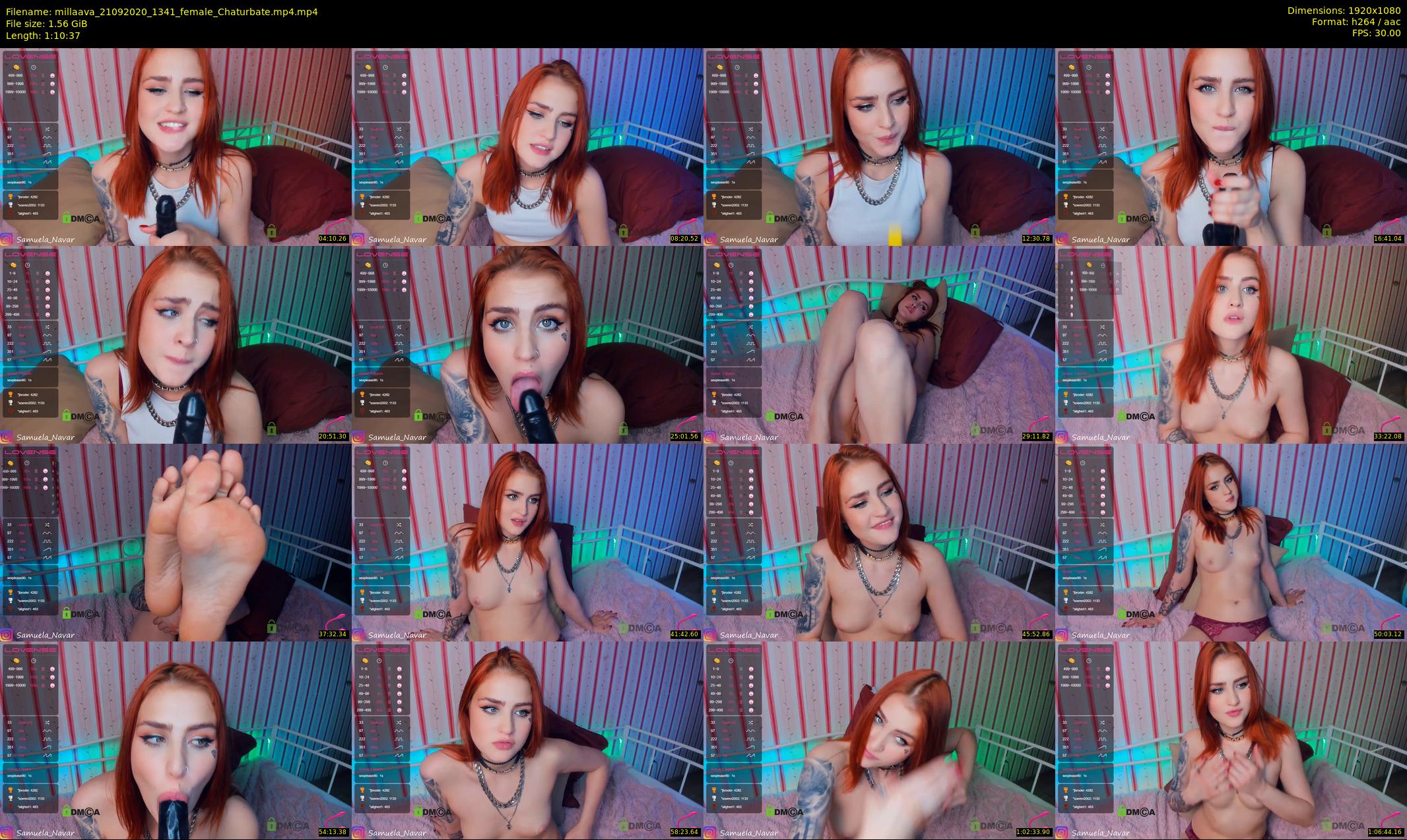 millaava — 71 minute Chaturbate female cam show recording, 1080p, Sep 21, 2020