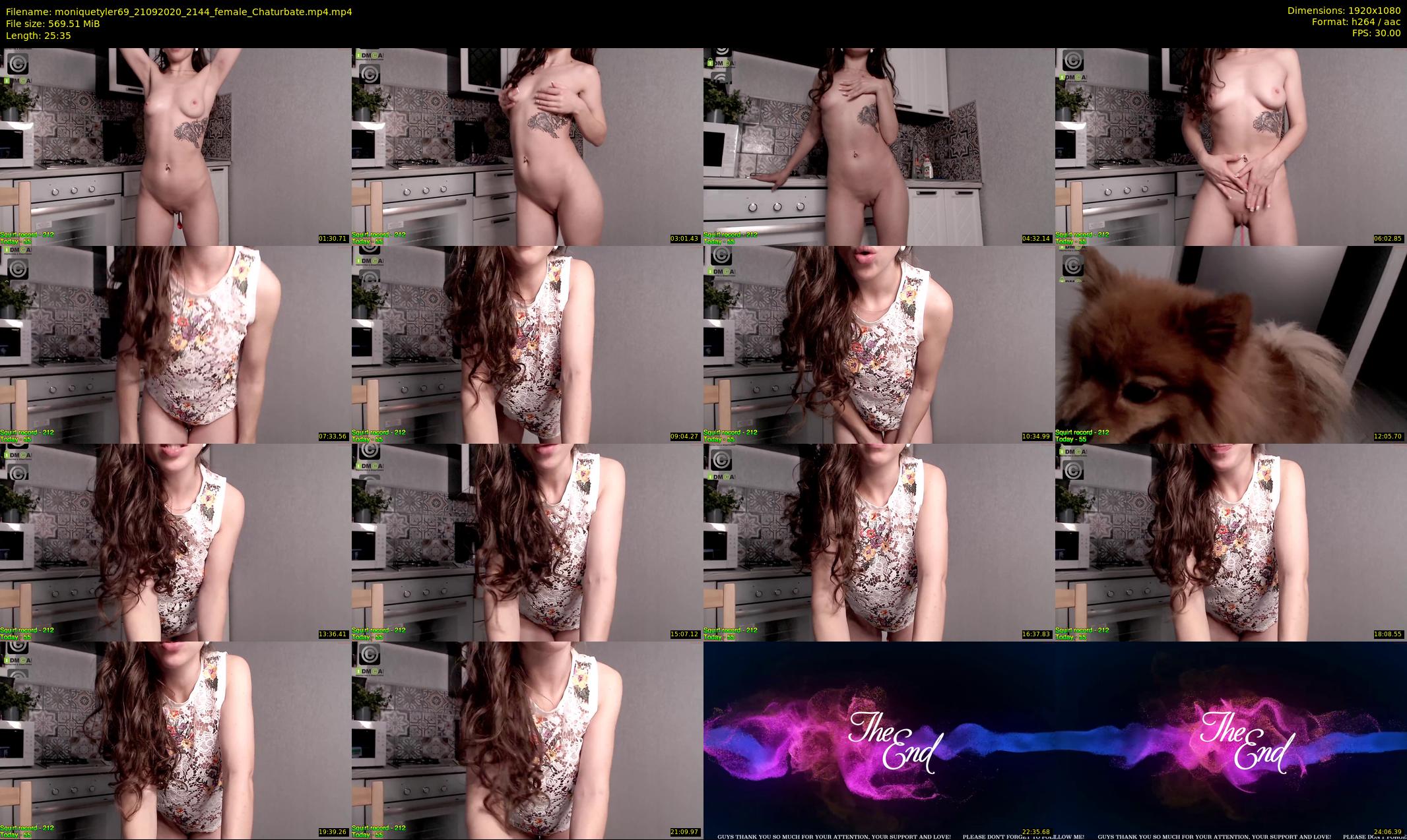 moniquetyler69 — 26 minute Chaturbate female cam show recording, 1080p, Sep 21, 2020