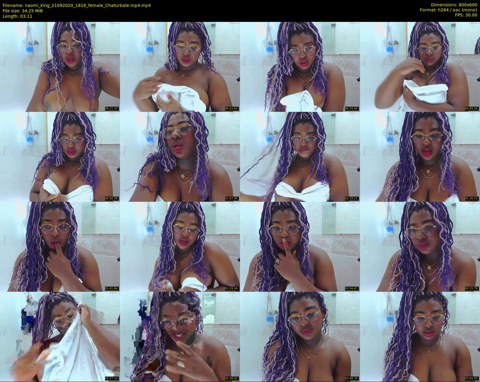 naomi_king — 4 minute Chaturbate female cam show recording, 480p, Sep 21, 2020