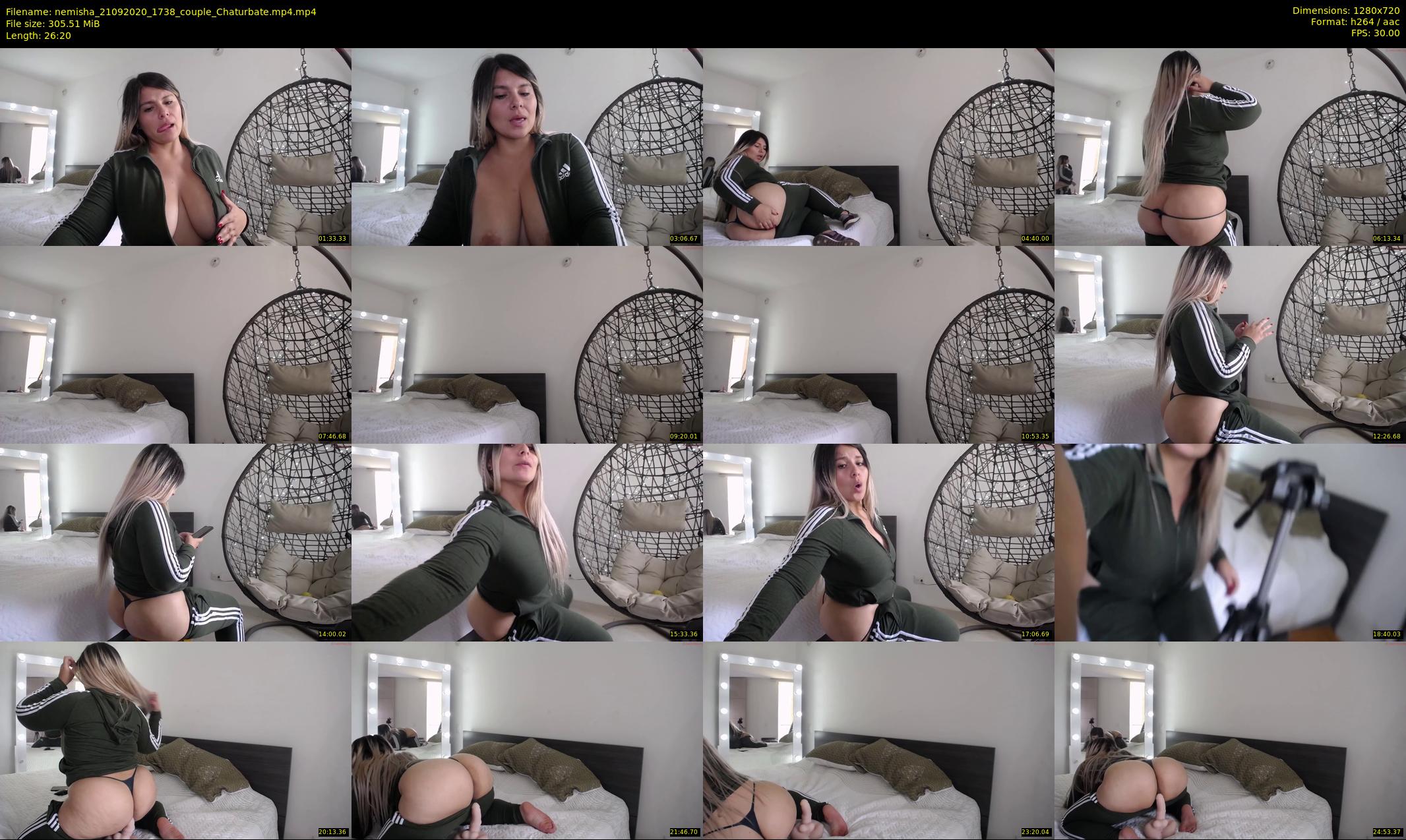 nemisha — 27 minute Chaturbate female cam show recording, 720p, Sep 21, 2020