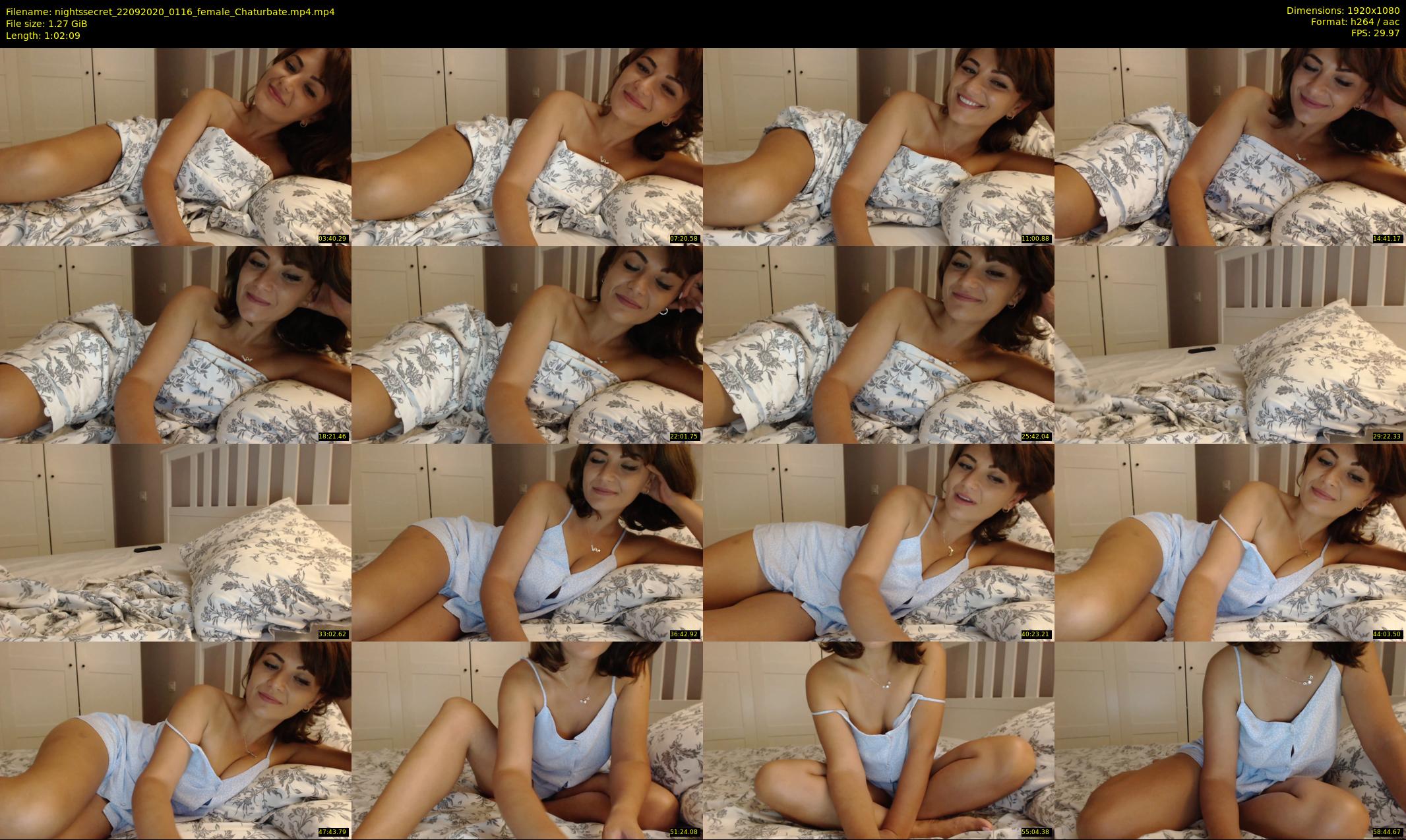 nightssecret — 63 minute Chaturbate female cam show recording, 1080p, Sep 22, 2020