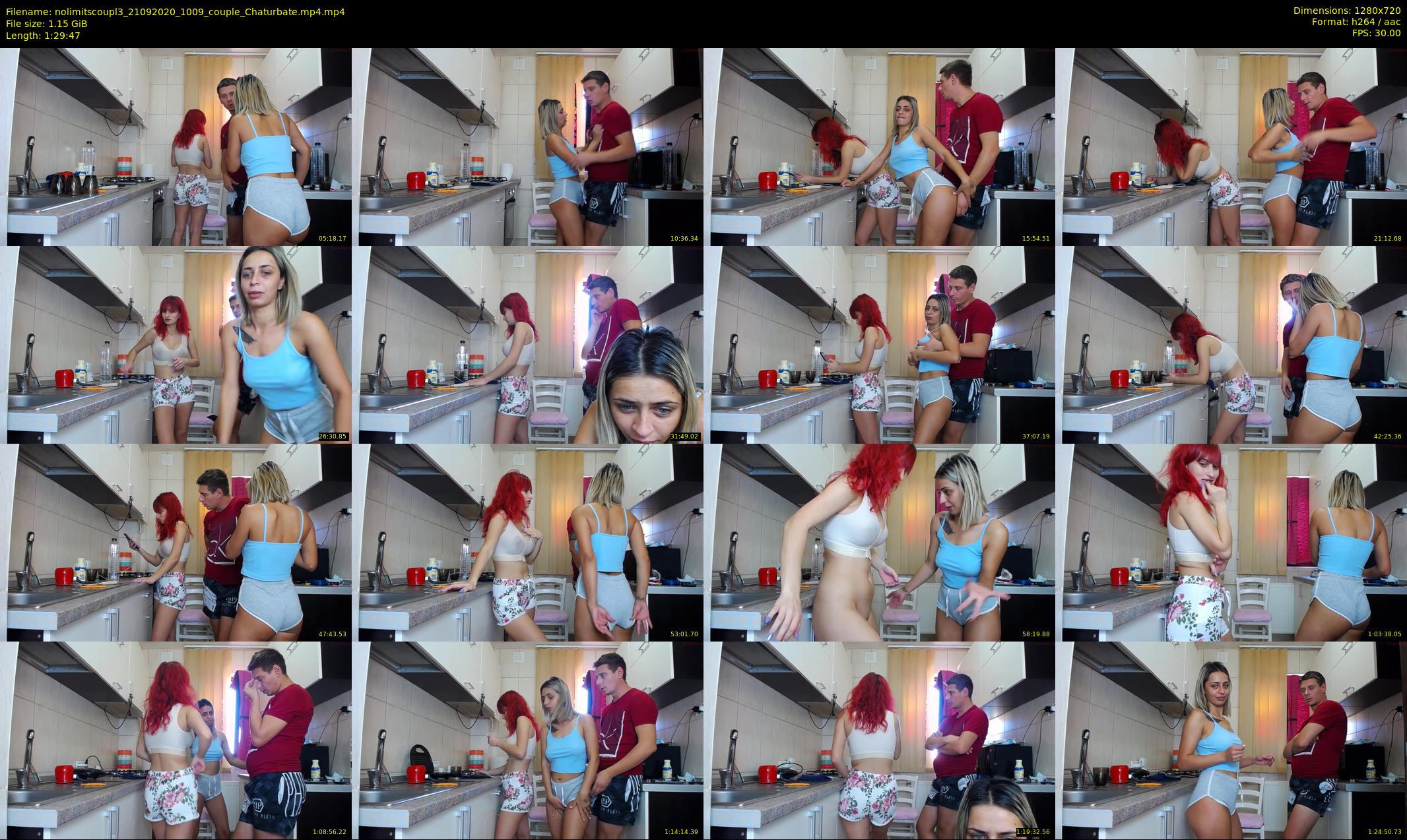 nolimitscoupl3 — 90 minute Chaturbate couple cam show recording, 720p, Sep 21, 2020