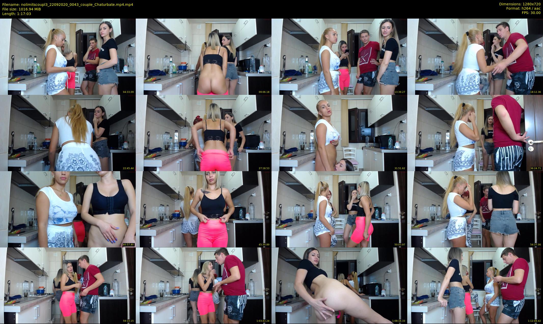 nolimitscoupl3 — 78 minute Chaturbate couple cam show recording, 720p, Sep 22, 2020