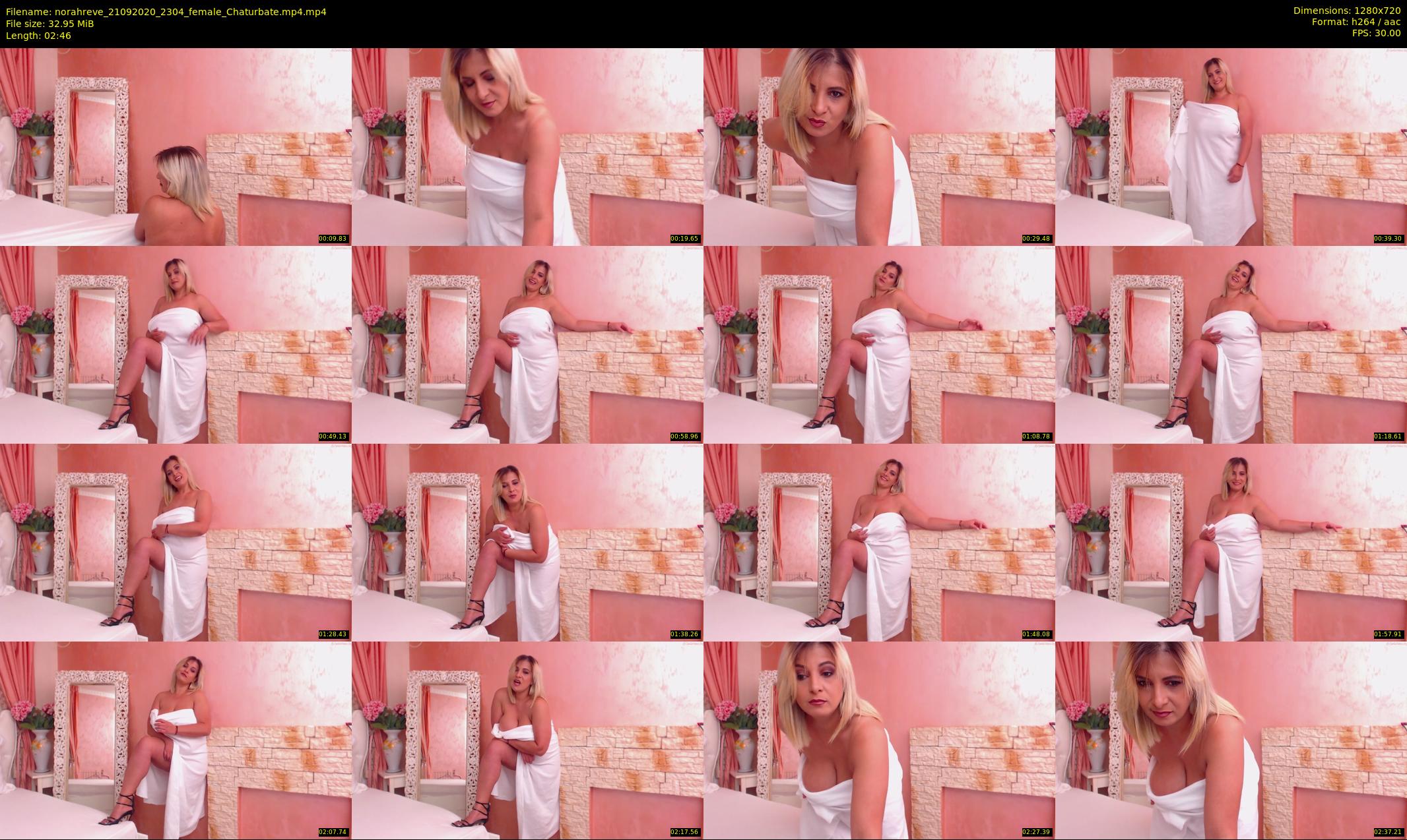 norahreve — 3 minute Chaturbate female cam show recording, 720p, Sep 21, 2020