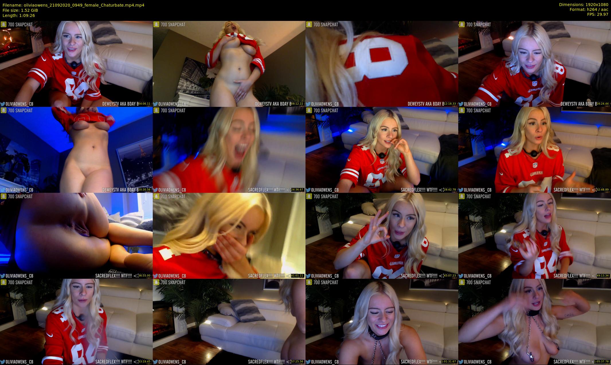 oliviaowens — 70 minute Chaturbate female cam show recording, 1080p, Sep 21, 2020