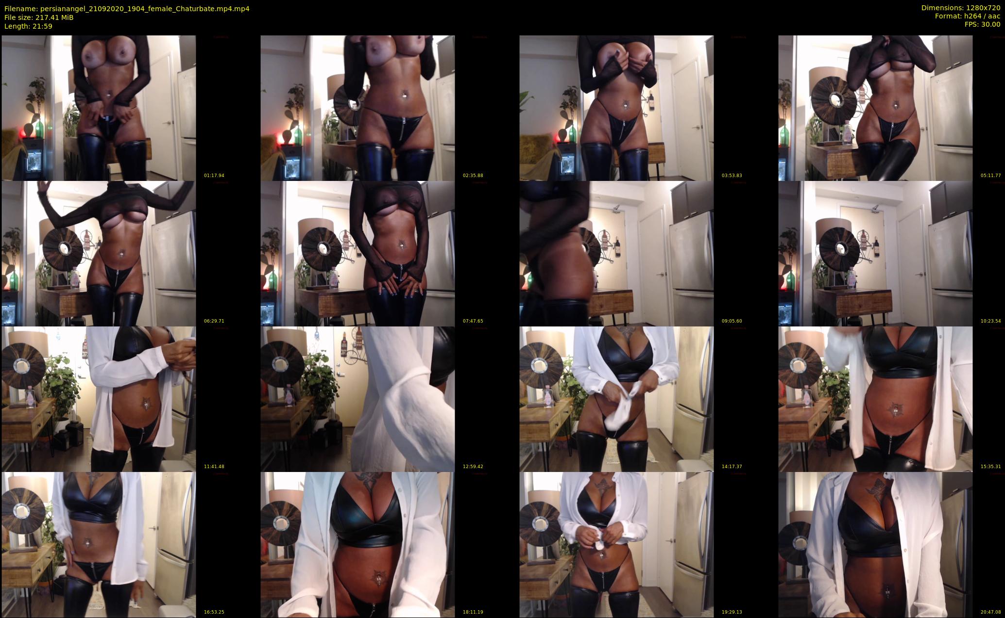 persianangel — 22 minute Chaturbate female cam show recording, 720p, Sep 21, 2020