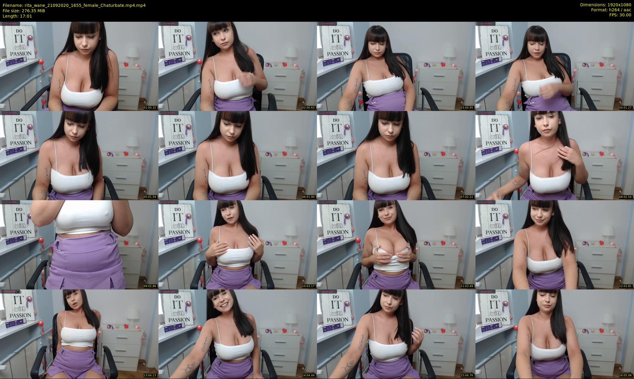 rita_wane — 18 minute Chaturbate female cam show recording, 1080p, Sep 21, 2020