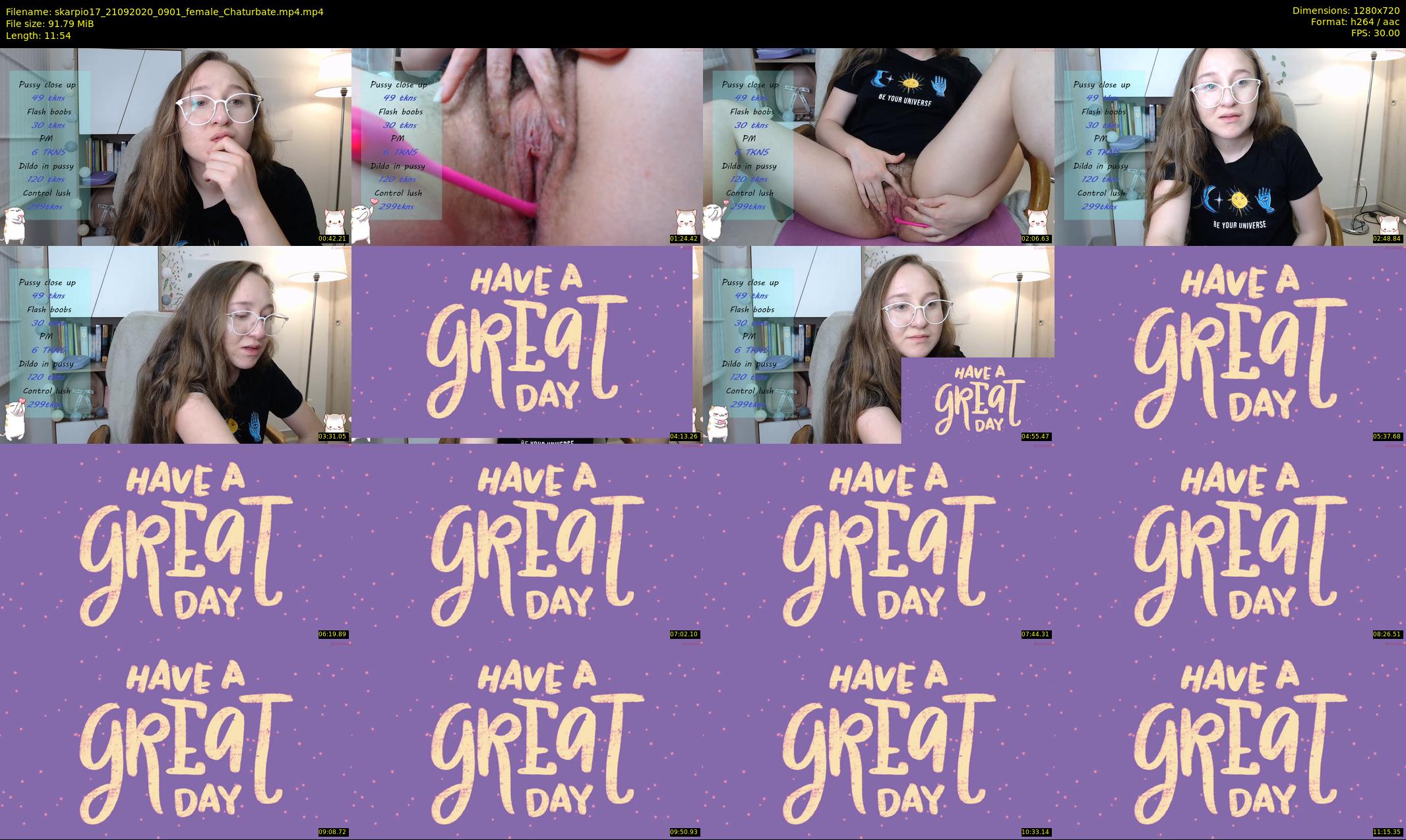 skarpio17 — 12 minute Chaturbate female cam show recording, 720p, Sep 21, 2020