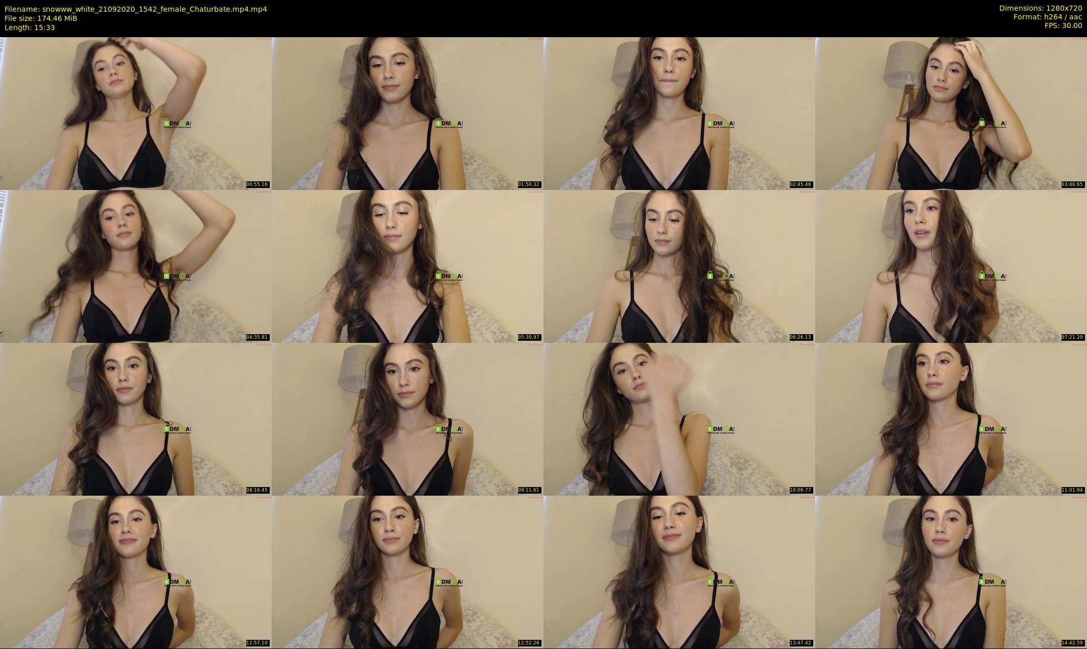 snowww_white — 16 minute Chaturbate female cam show recording, 720p, Sep 21, 2020