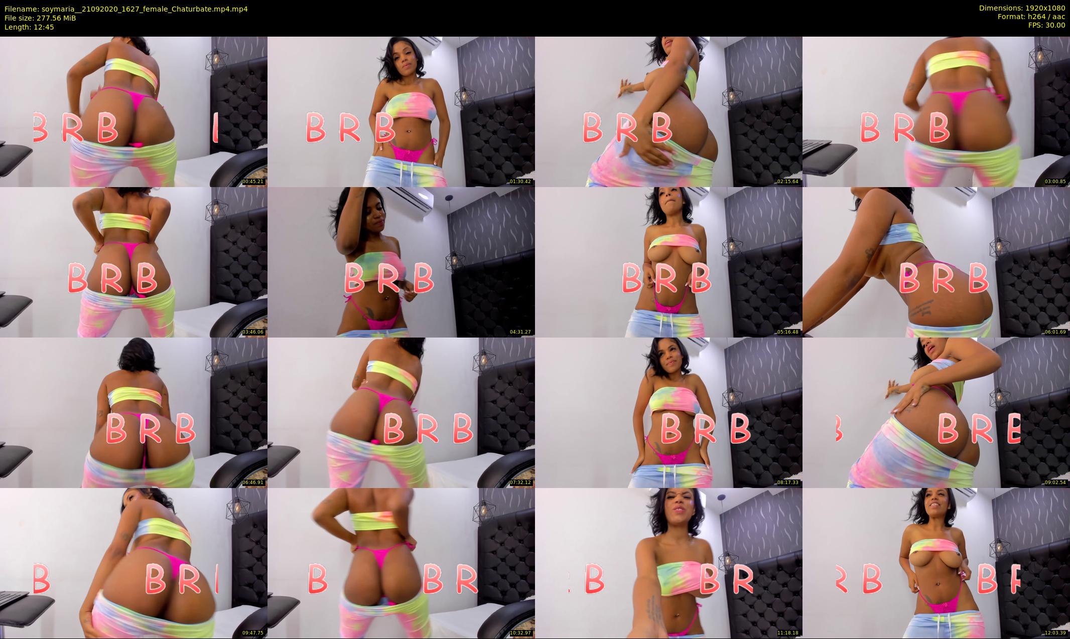 soymaria_ — 13 minute Chaturbate female cam show recording, 1080p, Sep 21, 2020