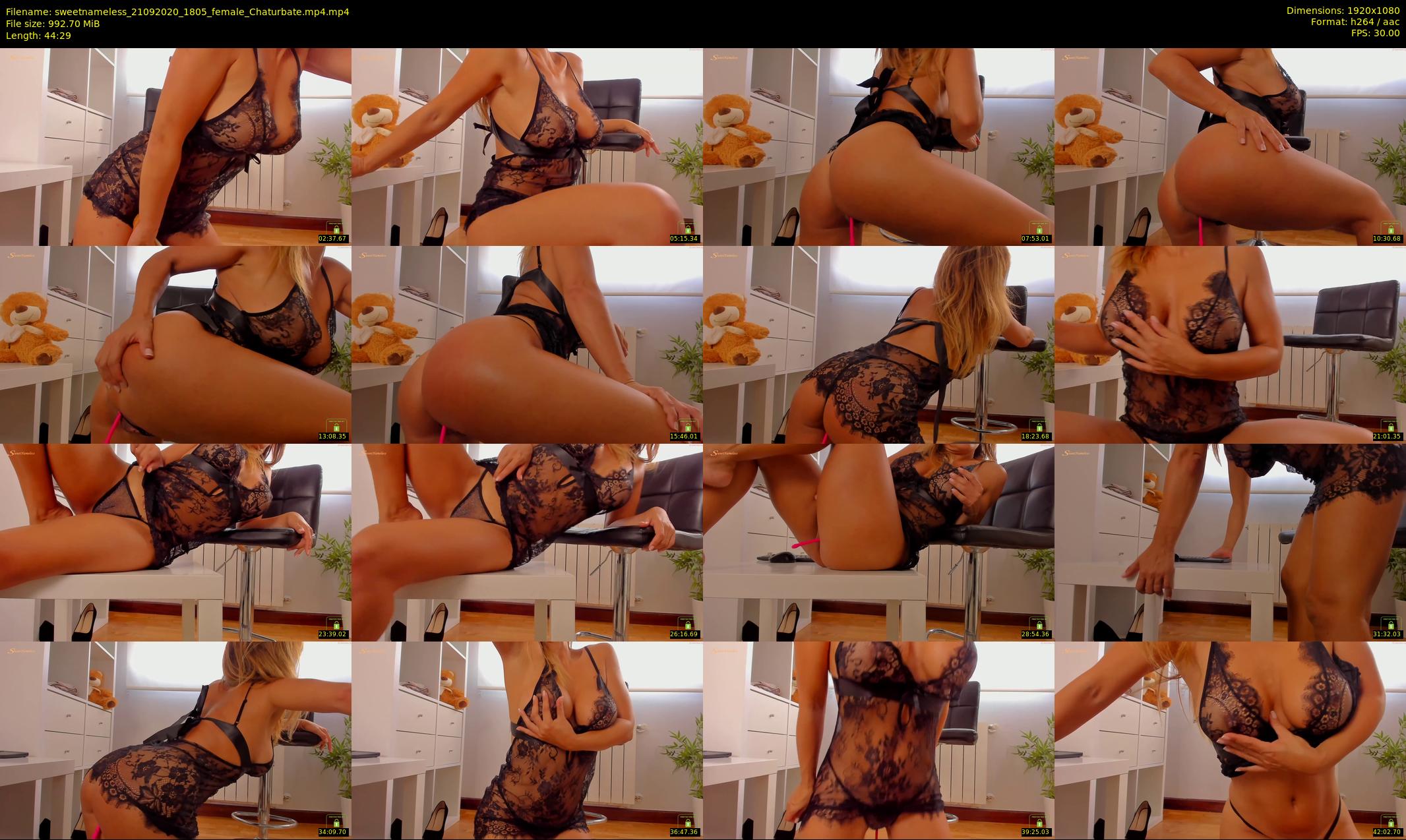 sweetnameless — 45 minute Chaturbate couple cam show recording, 1080p, Sep 21, 2020