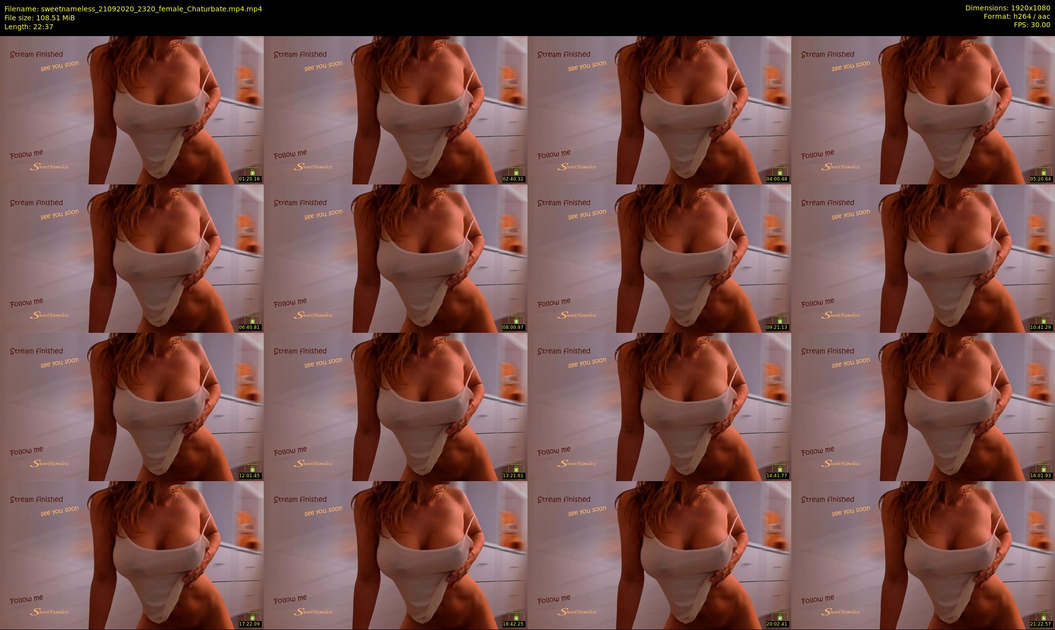sweetnameless — 23 minute Chaturbate couple cam show recording, 1080p, Sep 21, 2020