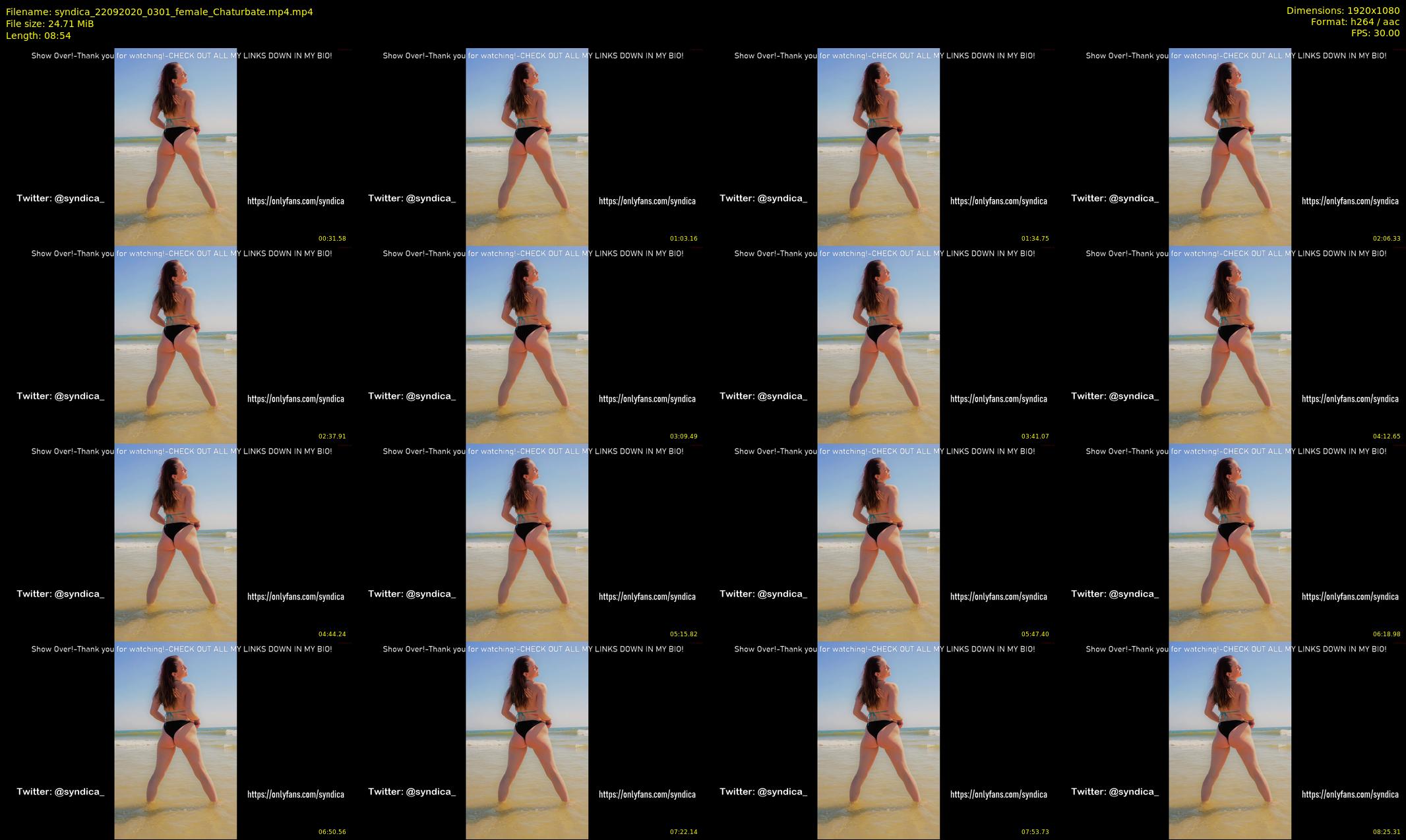 syndica — 9 minute Chaturbate female cam show recording, 1080p, Sep 22, 2020