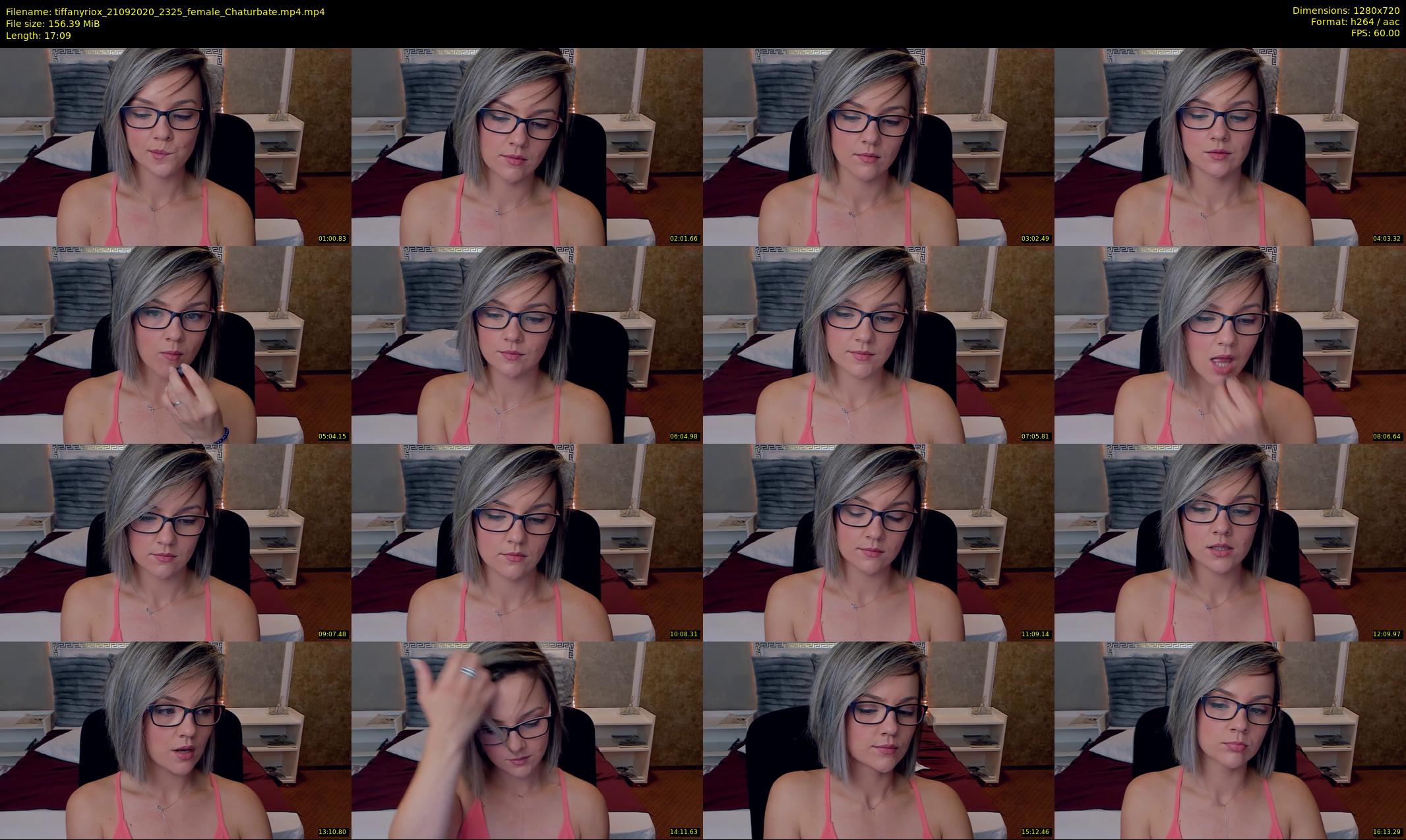 tiffanyriox — 18 minute Chaturbate female cam show recording, 720p, Sep 21, 2020