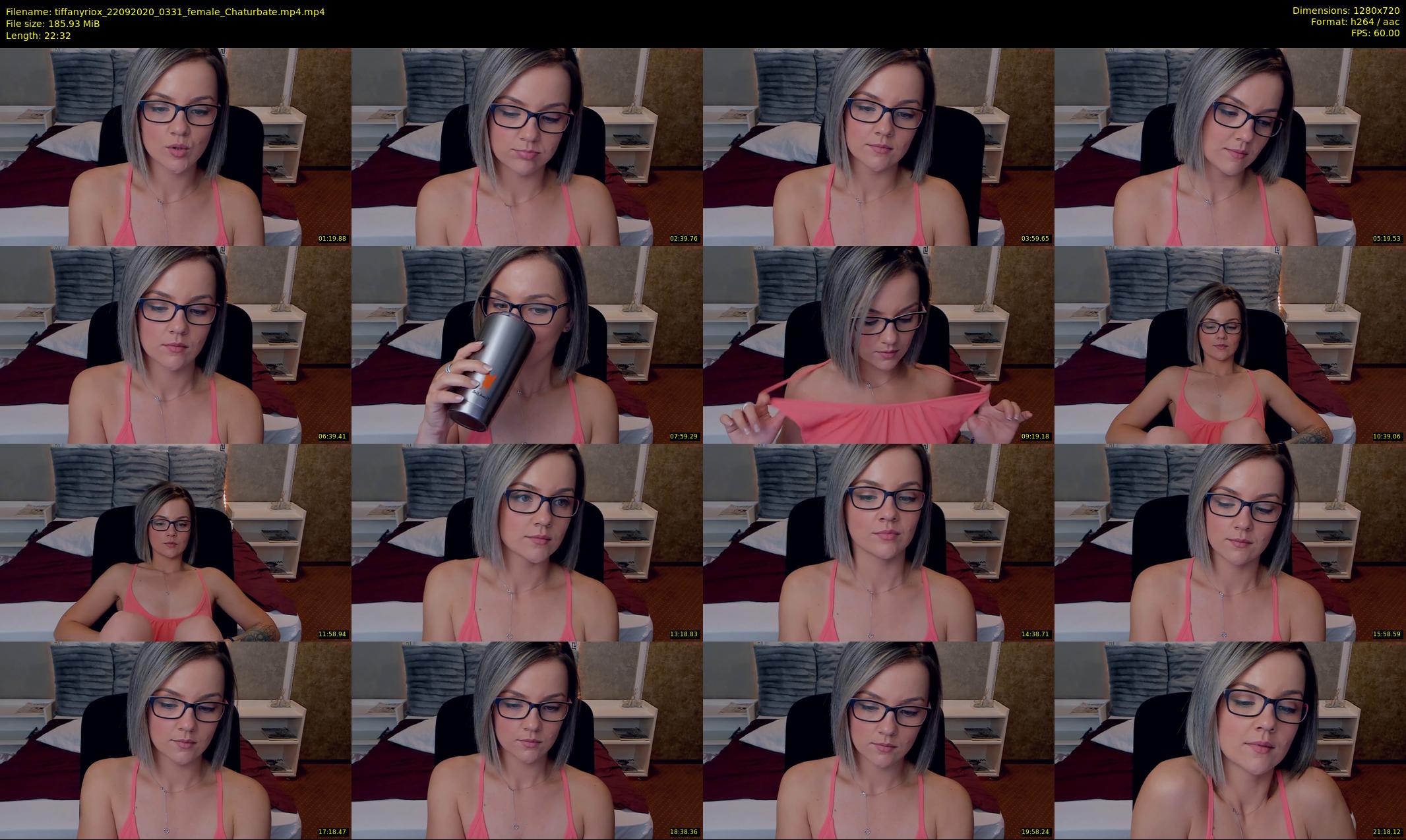 tiffanyriox — 23 minute Chaturbate female cam show recording, 720p, Sep 22, 2020