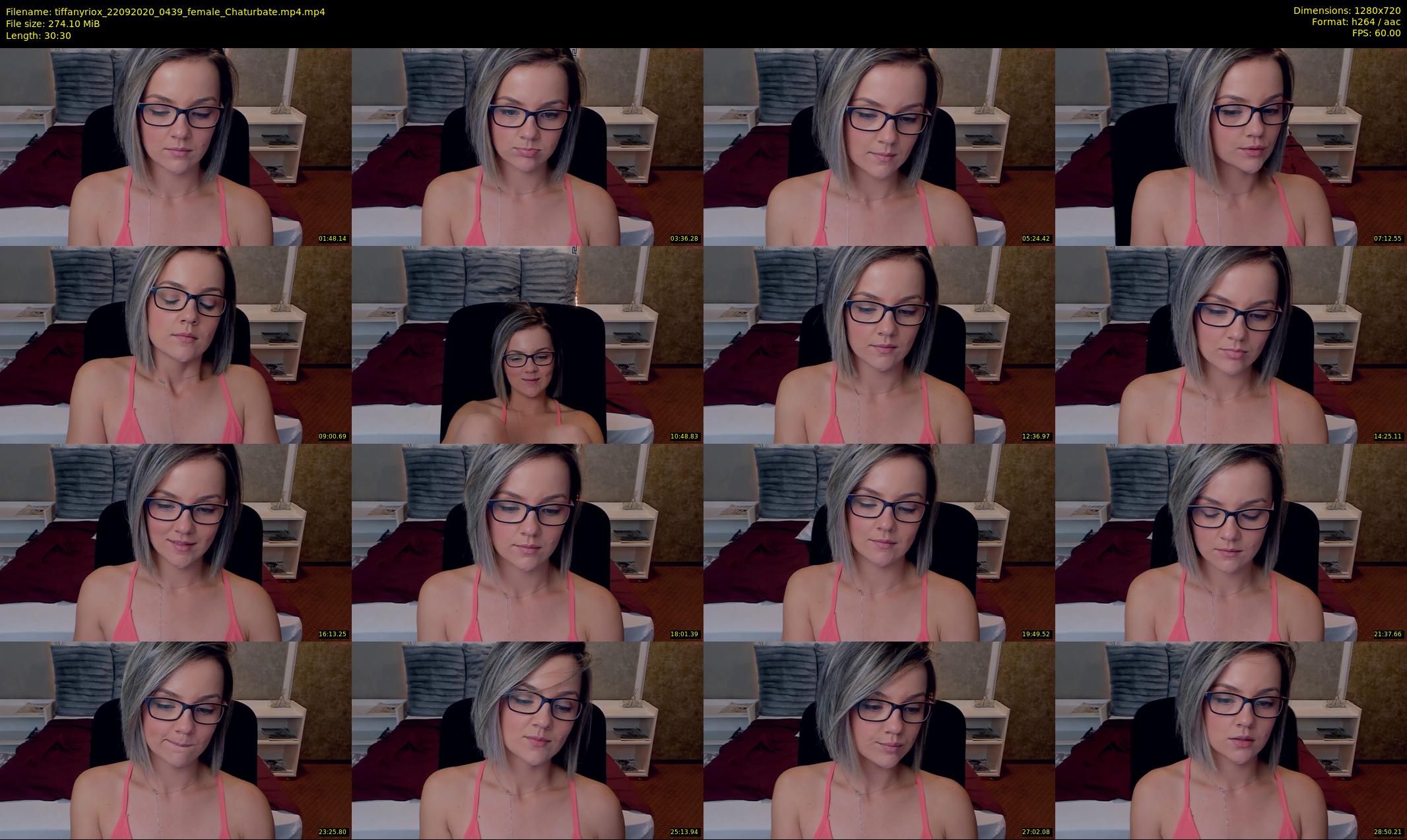 tiffanyriox — 31 minute Chaturbate female cam show recording, 720p, Sep 22, 2020