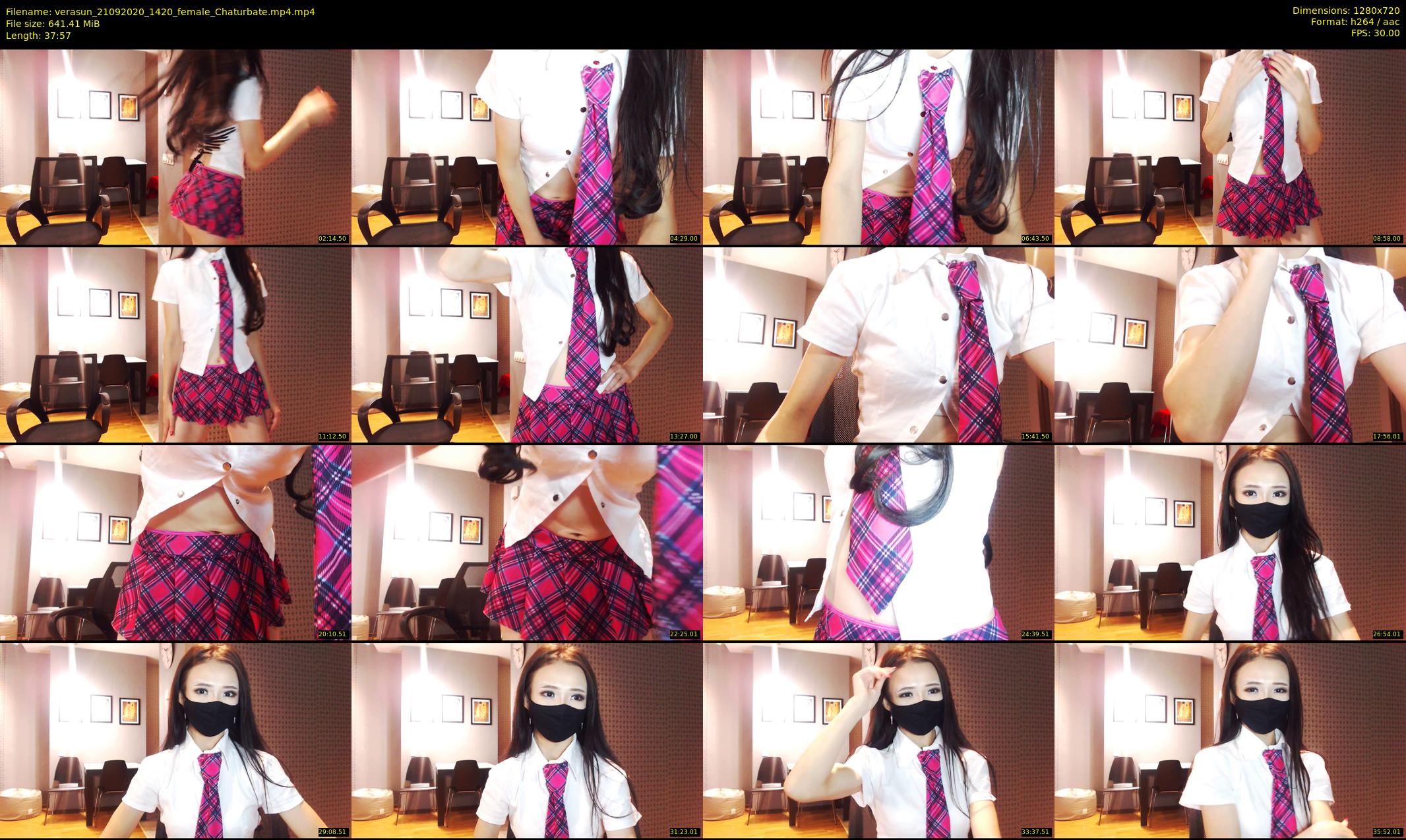 verasun — 38 minute Chaturbate female cam show recording, 720p, Sep 21, 2020