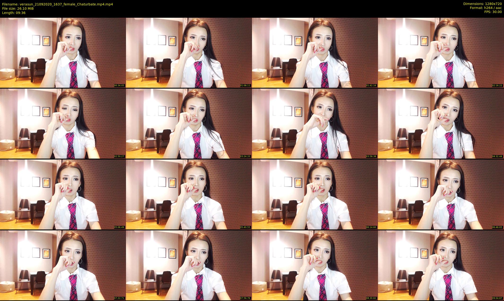 verasun — 10 minute Chaturbate female cam show recording, 720p, Sep 21, 2020