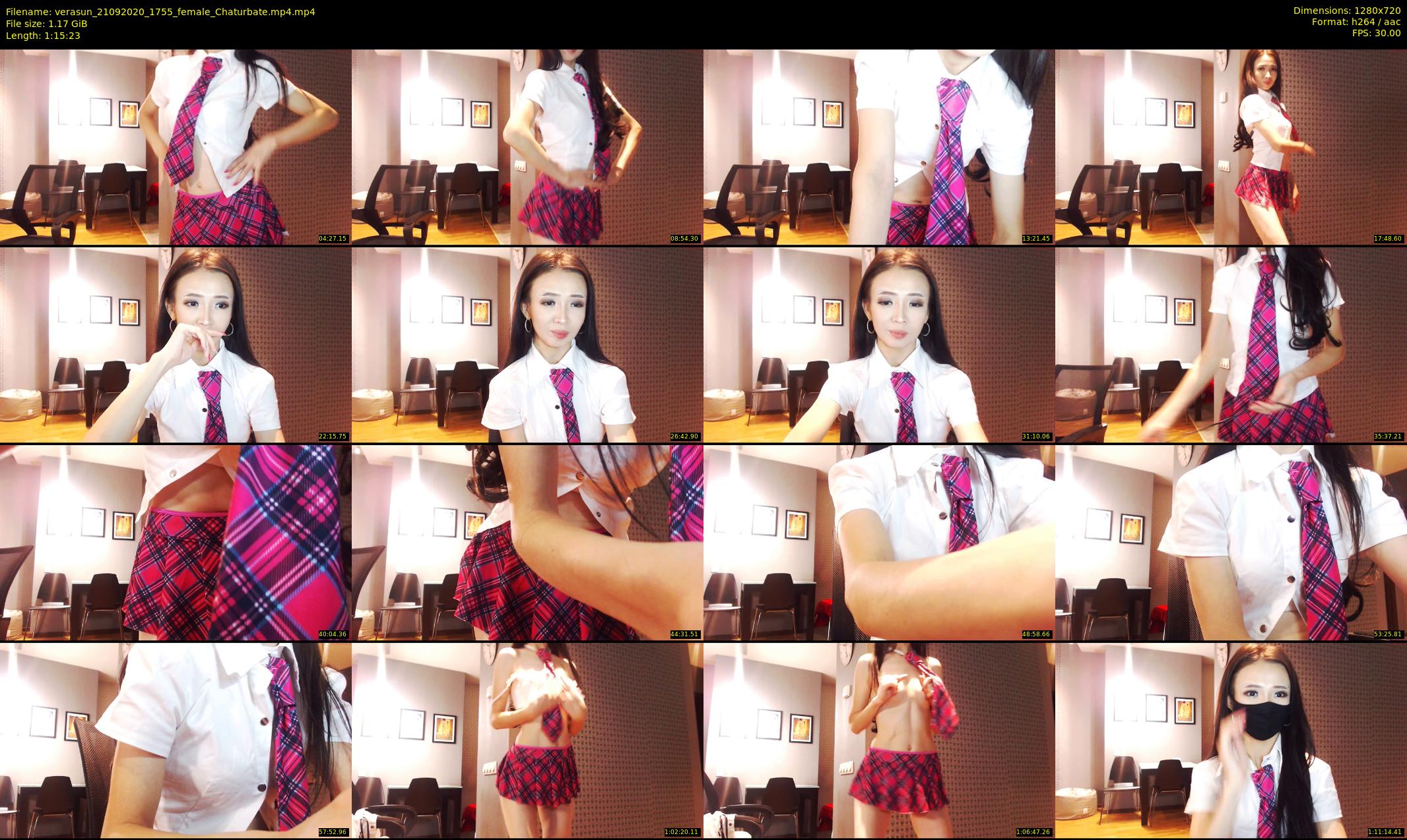 verasun — 76 minute Chaturbate female cam show recording, 720p, Sep 21, 2020