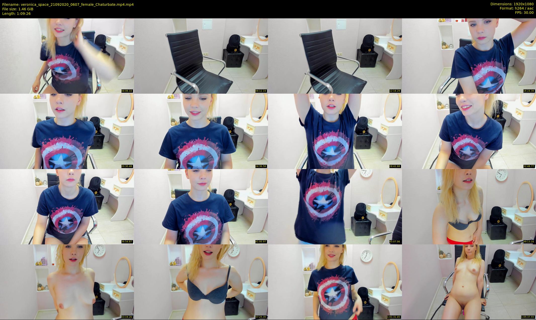 veronica_space — 70 minute Chaturbate female cam show recording, 1080p, Sep 21, 2020