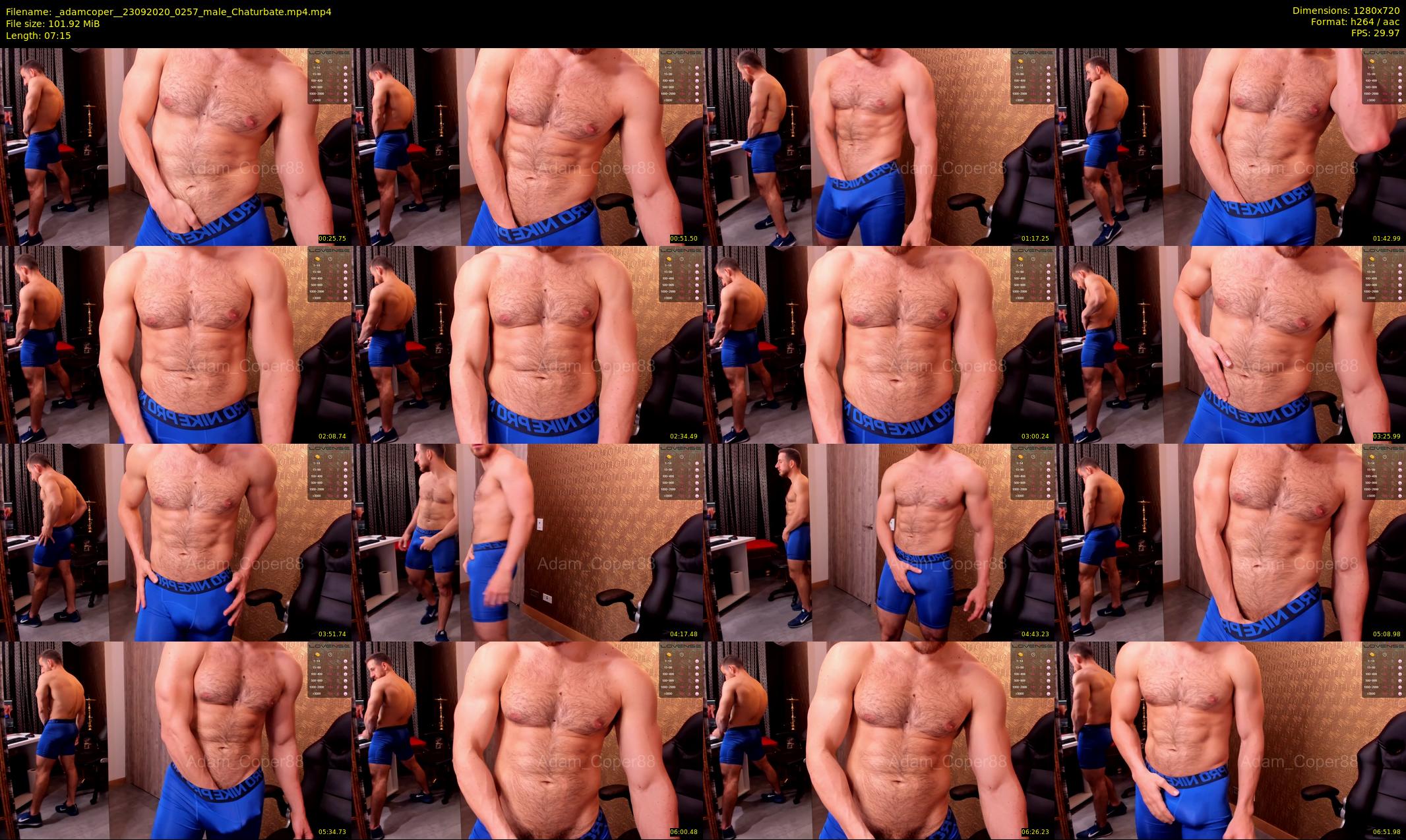 _adamcoper_ — 8 minute Chaturbate male cam show recording, 720p, Sep 23, 2020