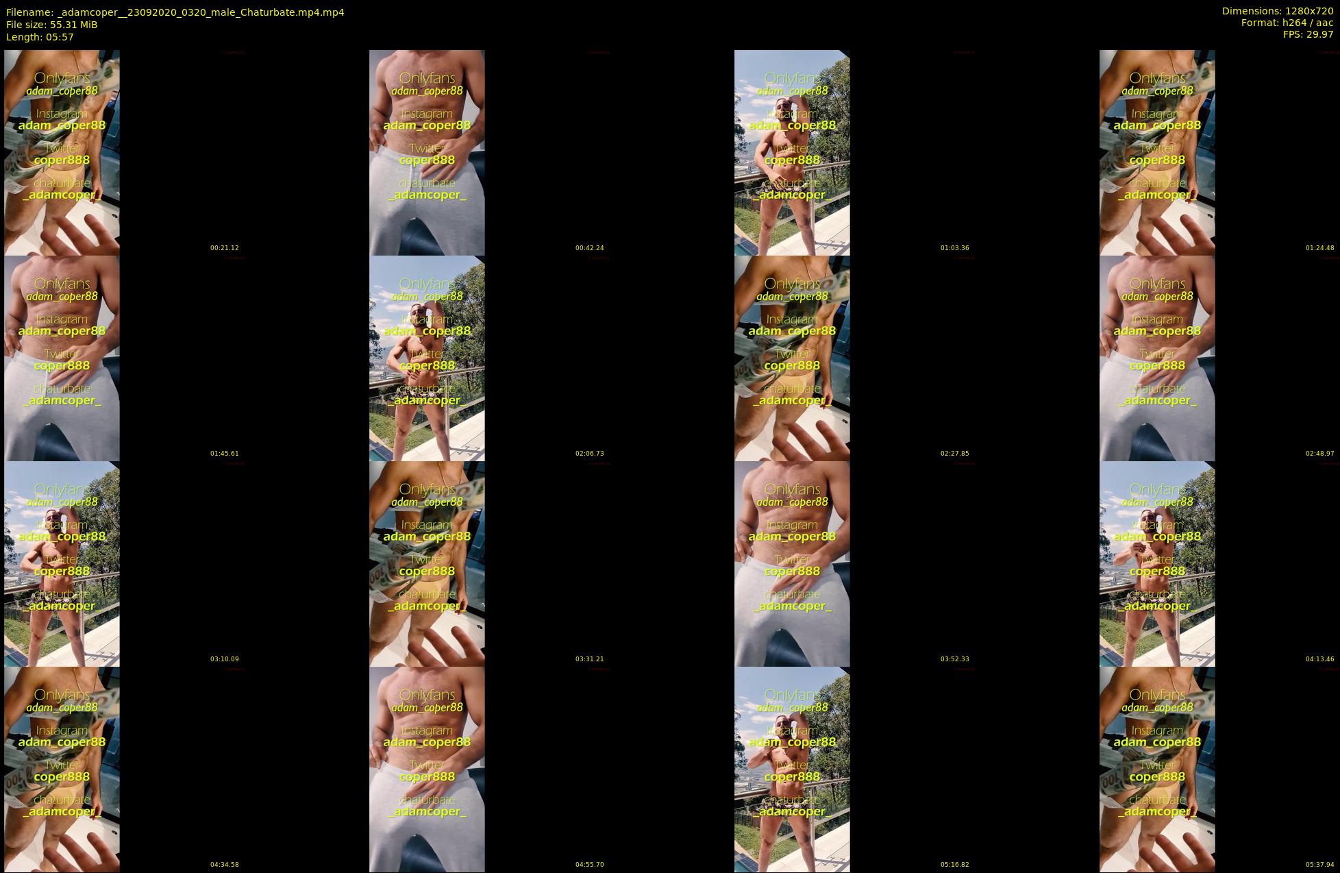 _adamcoper_ — 6 minute Chaturbate male cam show recording, 720p, Sep 23, 2020