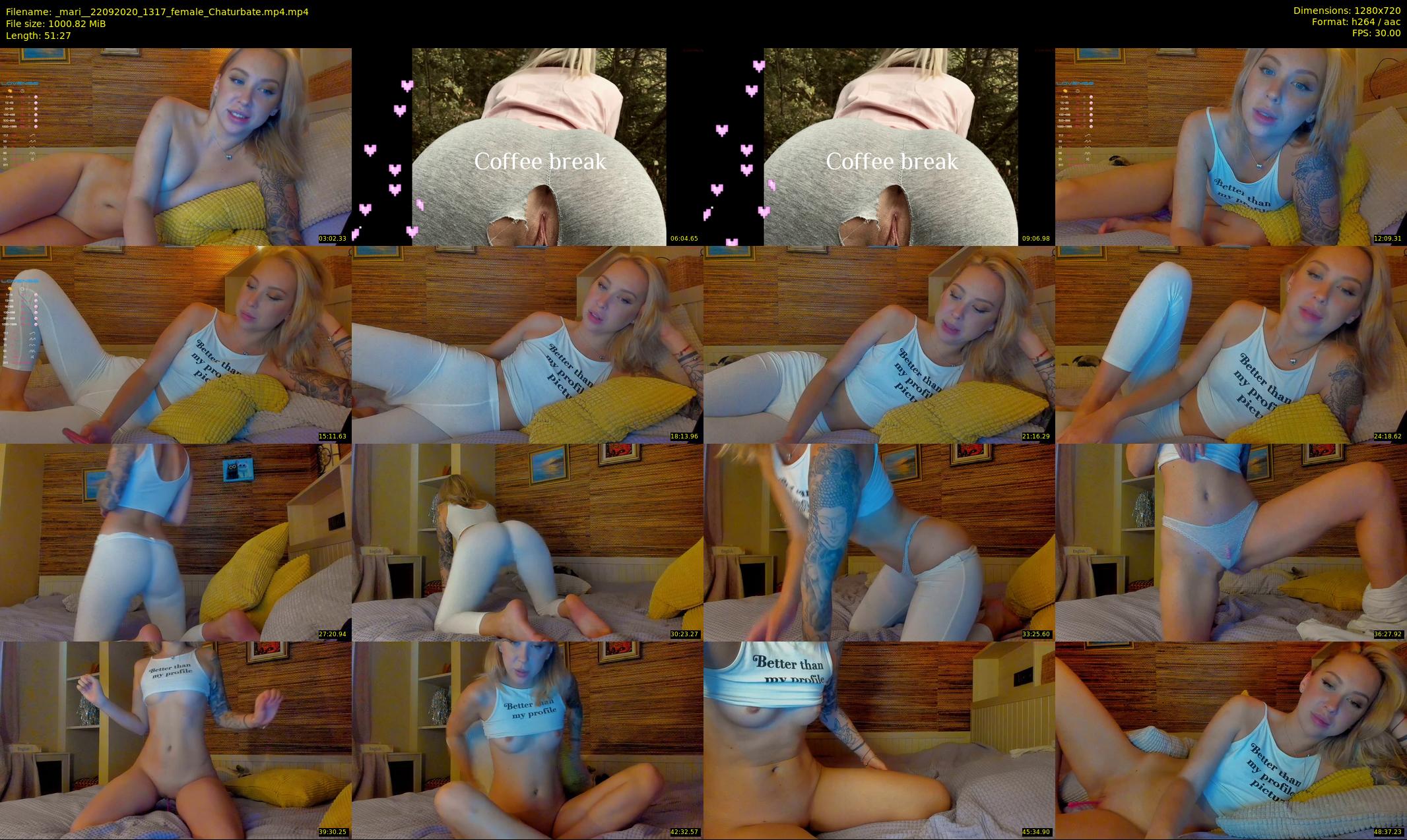 _mari_ — 52 minute Chaturbate female cam show recording, 720p, Sep 22, 2020
