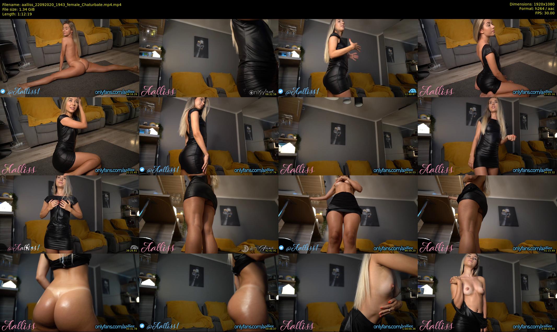 aalliss — 73 minute Chaturbate female cam show recording, 1080p, Sep 22, 2020