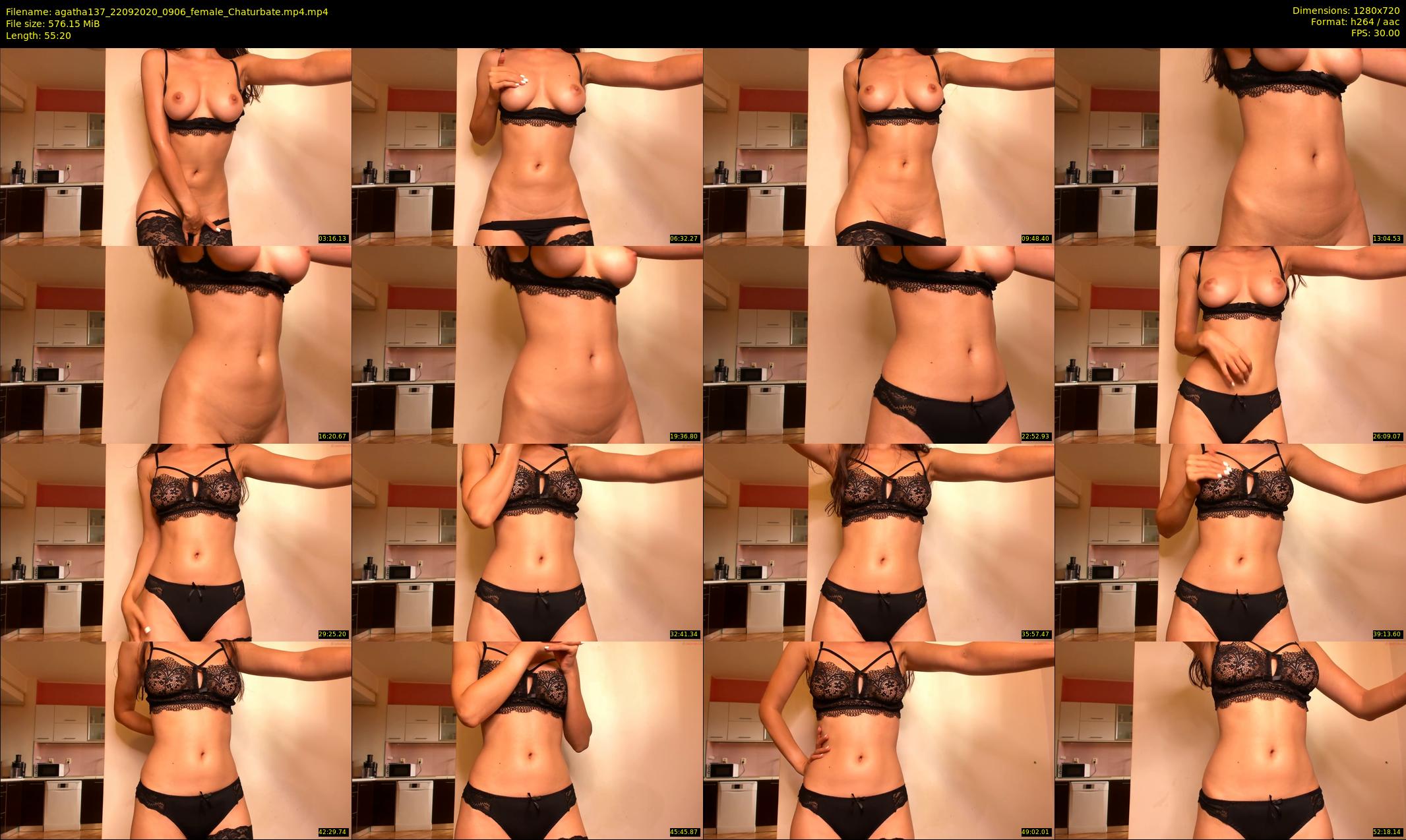 agatha137 — 56 minute Chaturbate female cam show recording, 720p, Sep 22, 2020