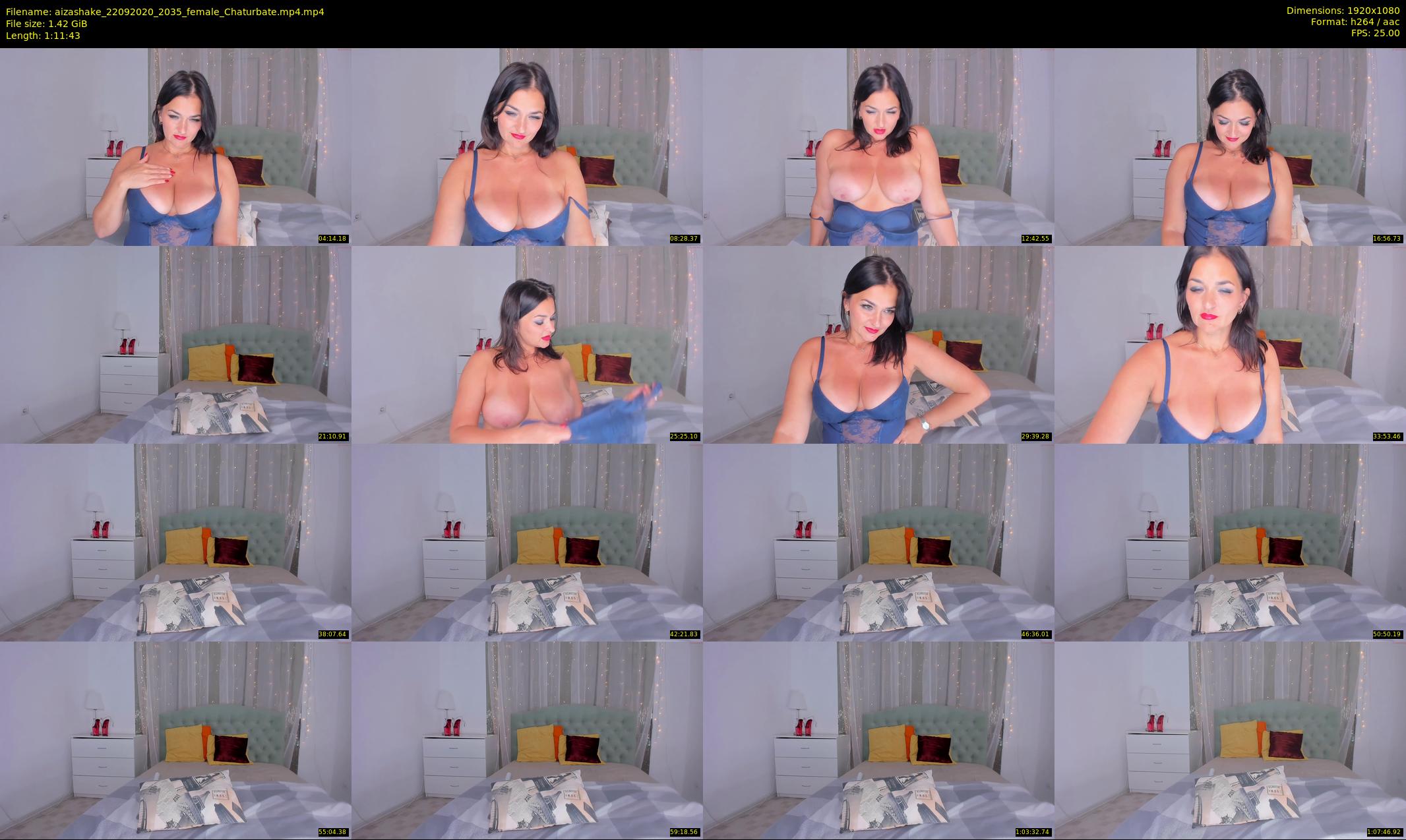aizashake — 72 minute Chaturbate female cam show recording, 1080p, Sep 22, 2020