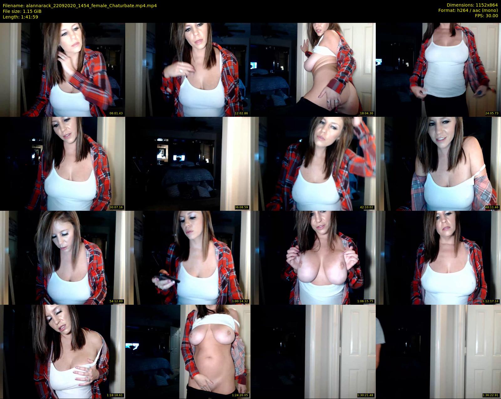 alannarack — 102 minute Chaturbate female cam show recording, 720p, Sep 22, 2020