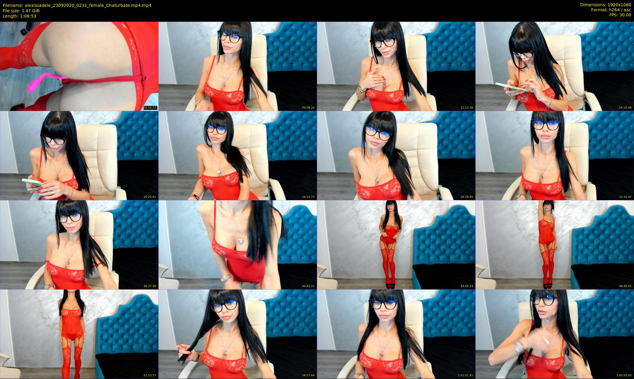 alexissadele — 69 minute Chaturbate female cam show recording, 1080p, Sep 23, 2020