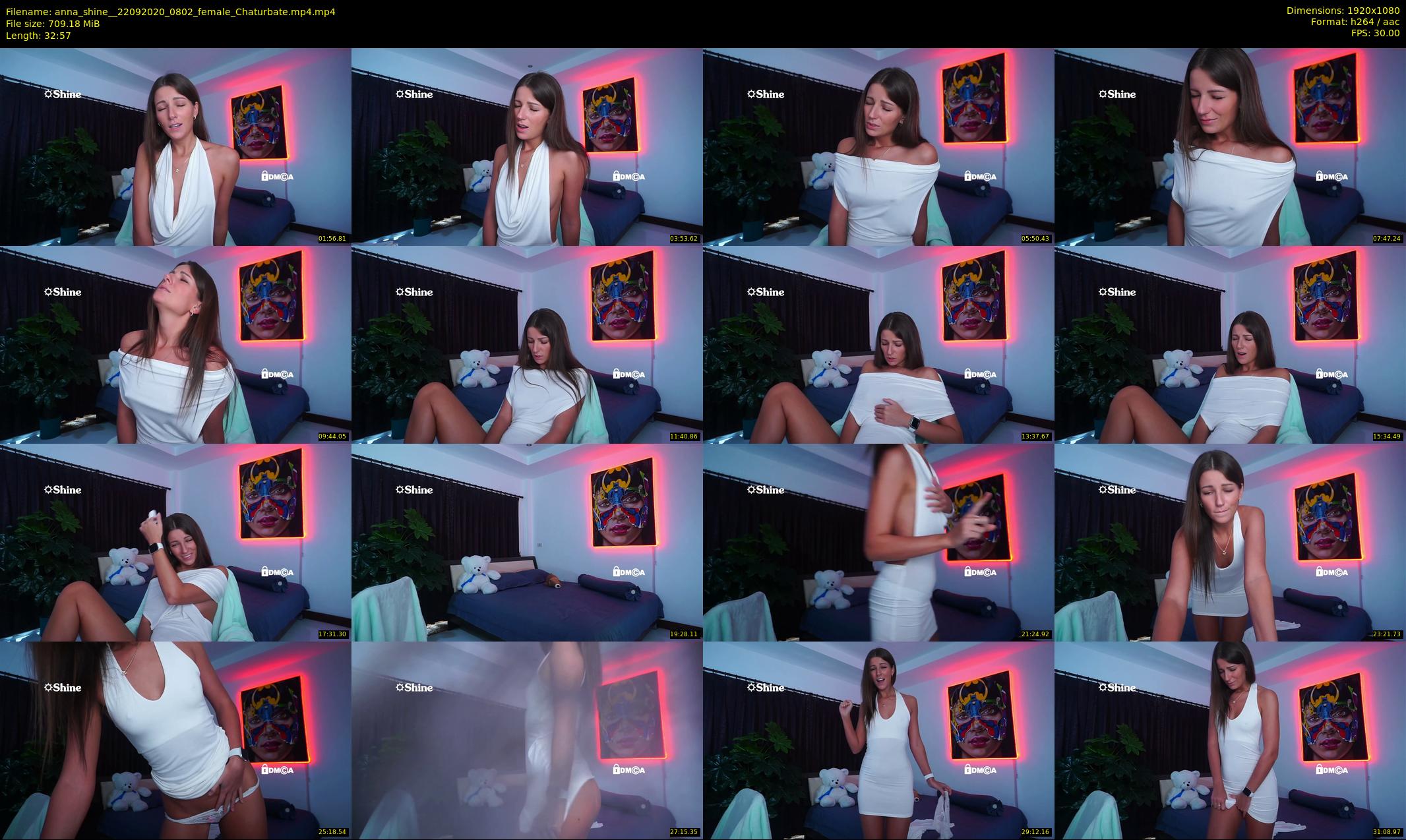 anna_shine_ — 33 minute Chaturbate female cam show recording, 1080p, Sep 22, 2020