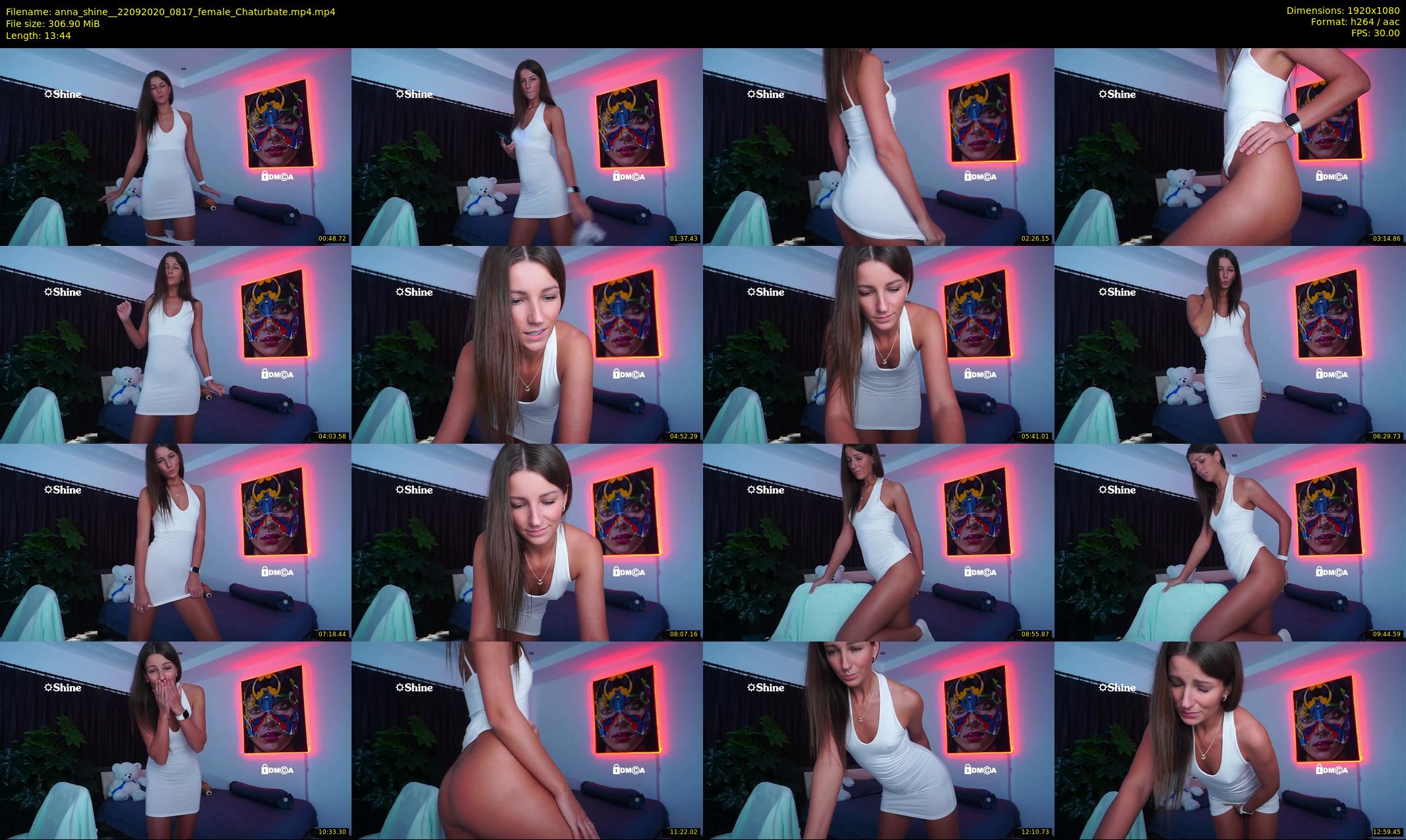 anna_shine_ — 14 minute Chaturbate female cam show recording, 1080p, Sep 22, 2020