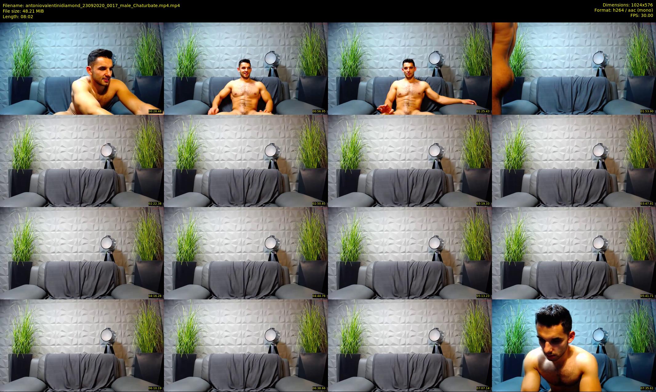 antoniovalentinidiamond — 9 minute Chaturbate male cam show recording, 480p, Sep 23, 2020