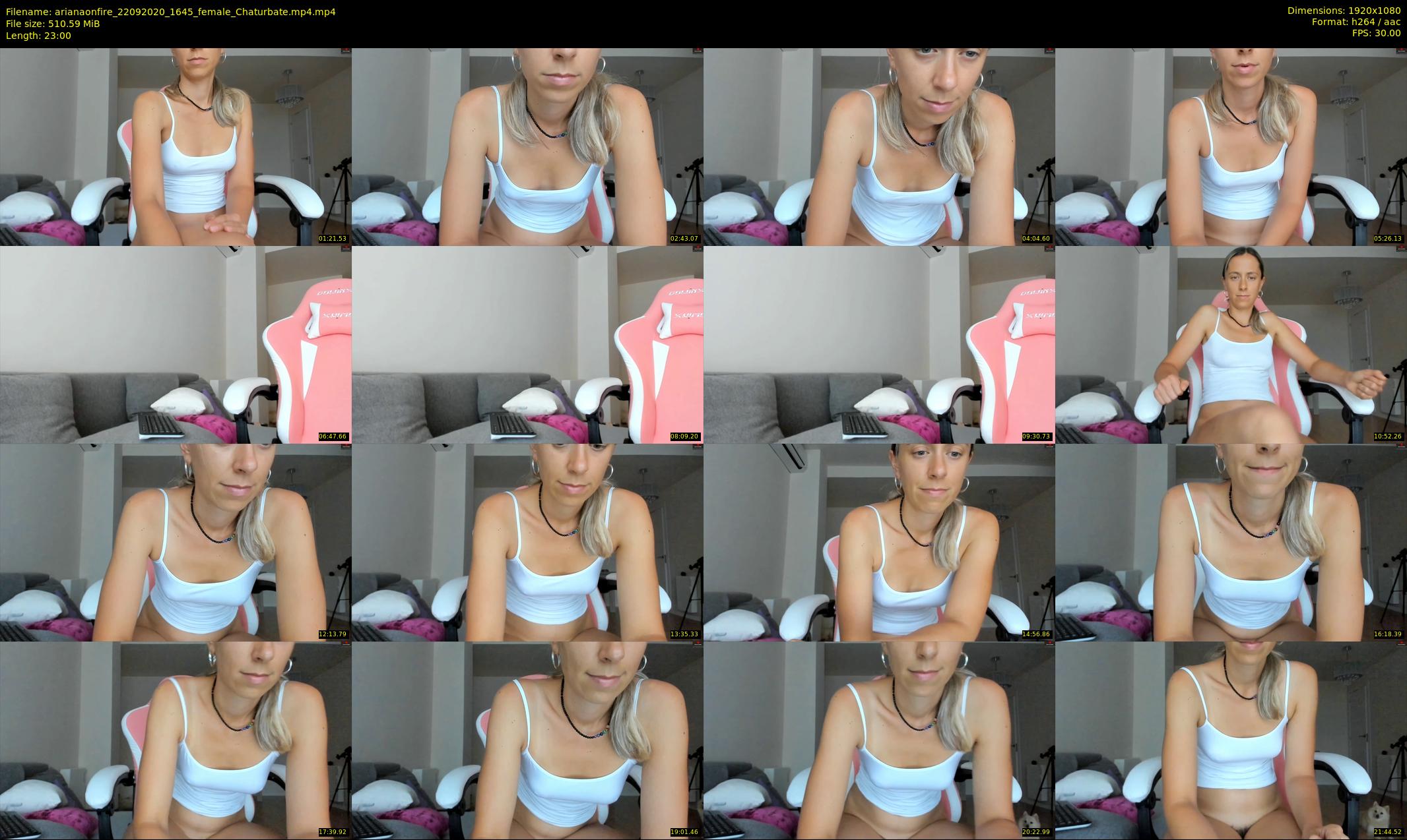 arianaonfire — 23 minute Chaturbate couple cam show recording, 1080p, Sep 22, 2020