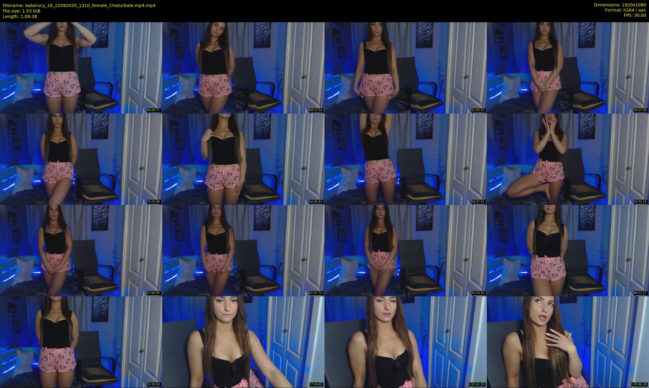 babelucy_18 — 70 minute Chaturbate female cam show recording, 1080p, Sep 22, 2020