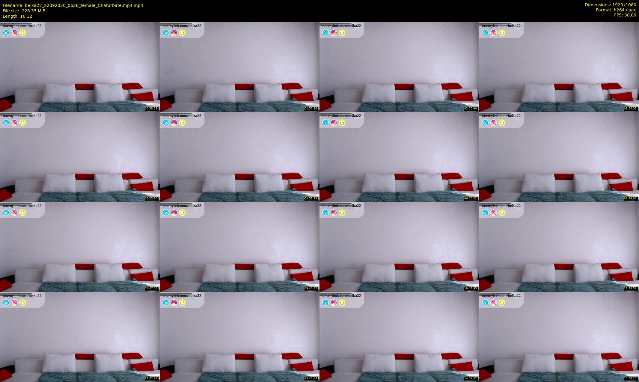 belka22 — 17 minute Chaturbate female cam show recording, 1080p, Sep 22, 2020