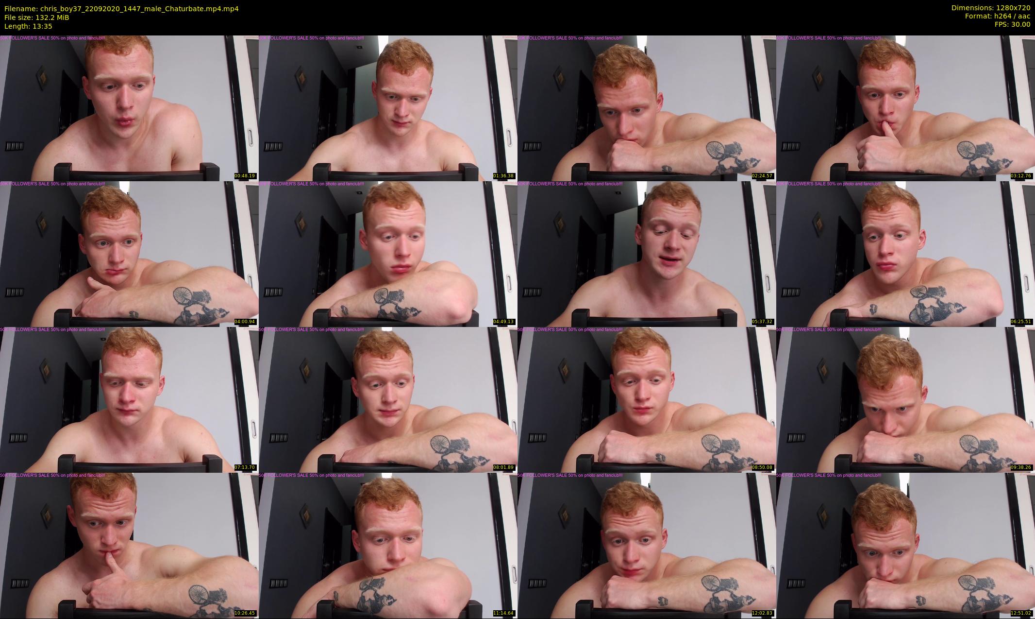 chris_boy37 — 14 minute Chaturbate male cam show recording, 720p, Sep 22, 2020